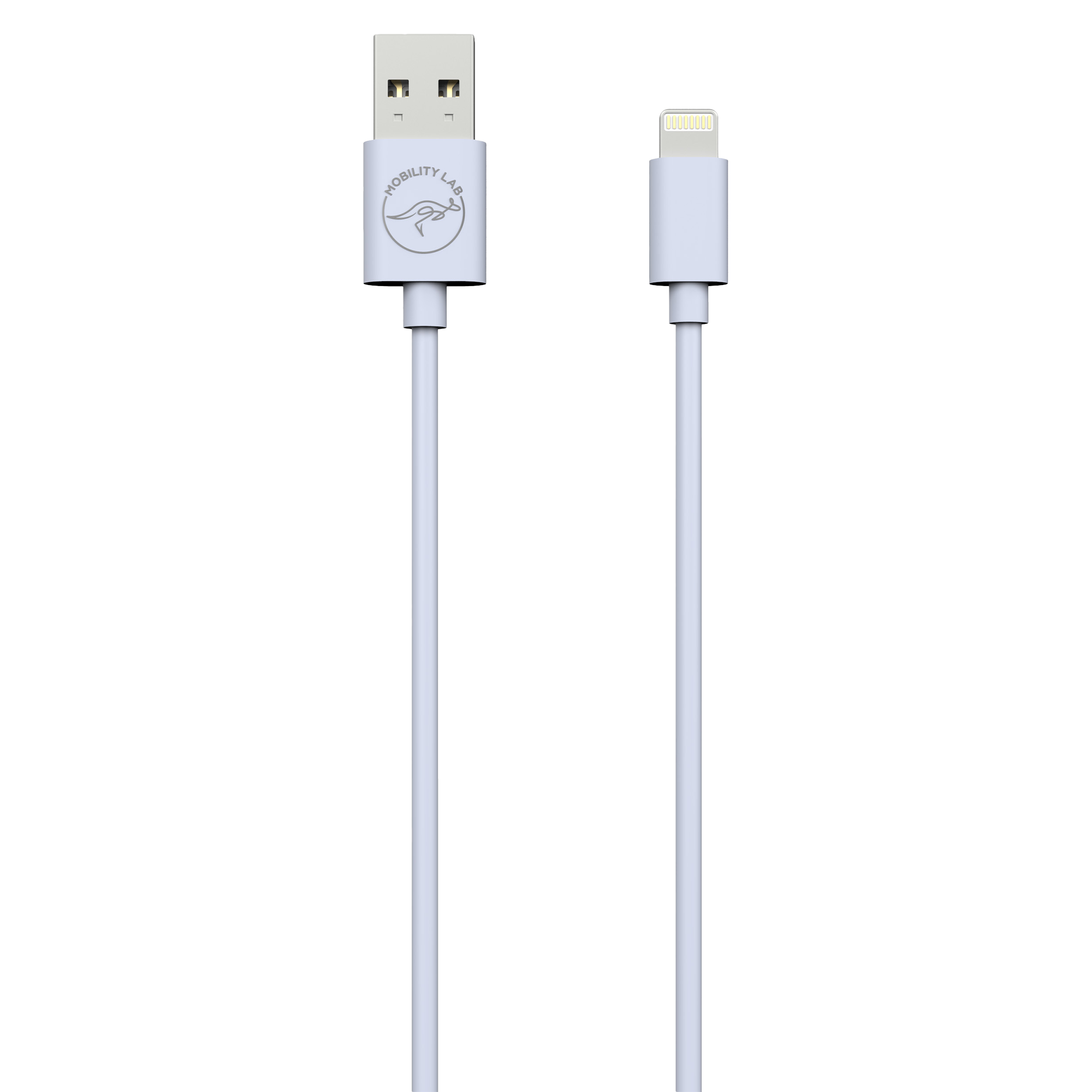 Cable de charge USB Type A vers Lightning gris 1m