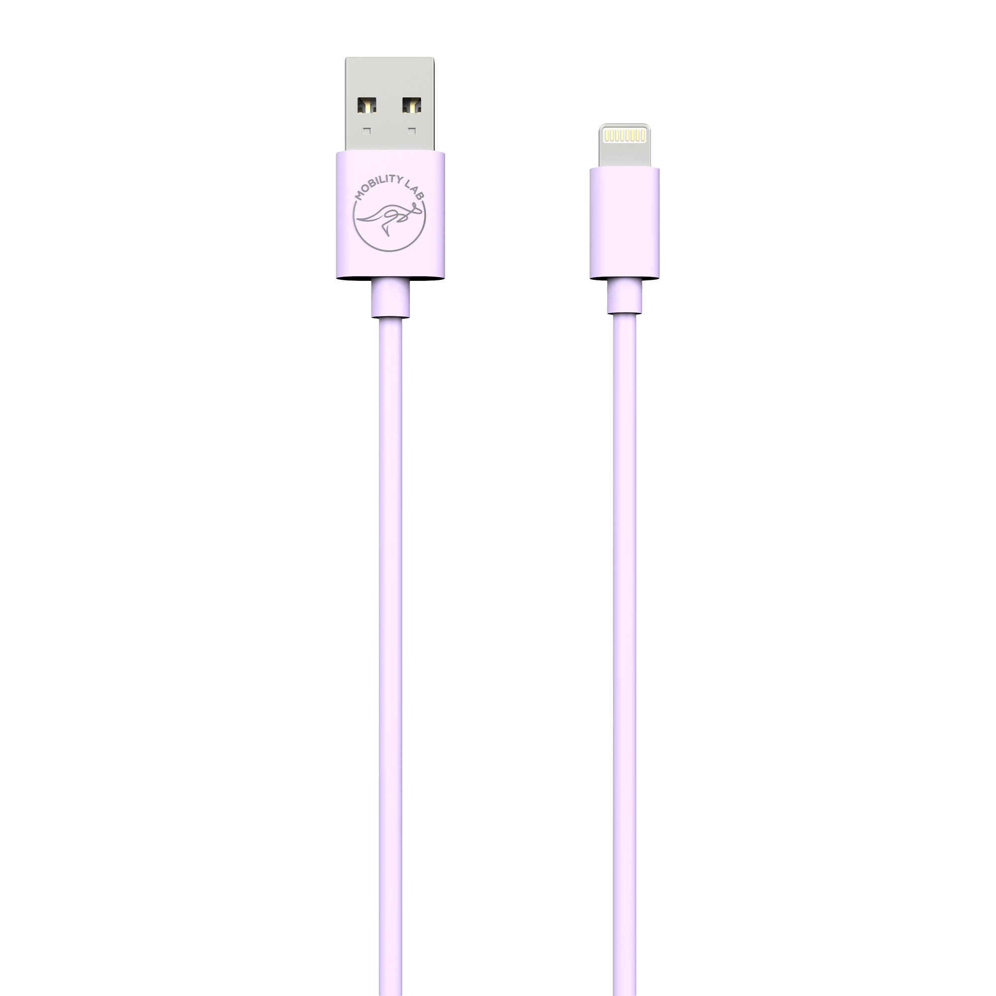 Cable de charge USB Type A vers Lightning lila 1m