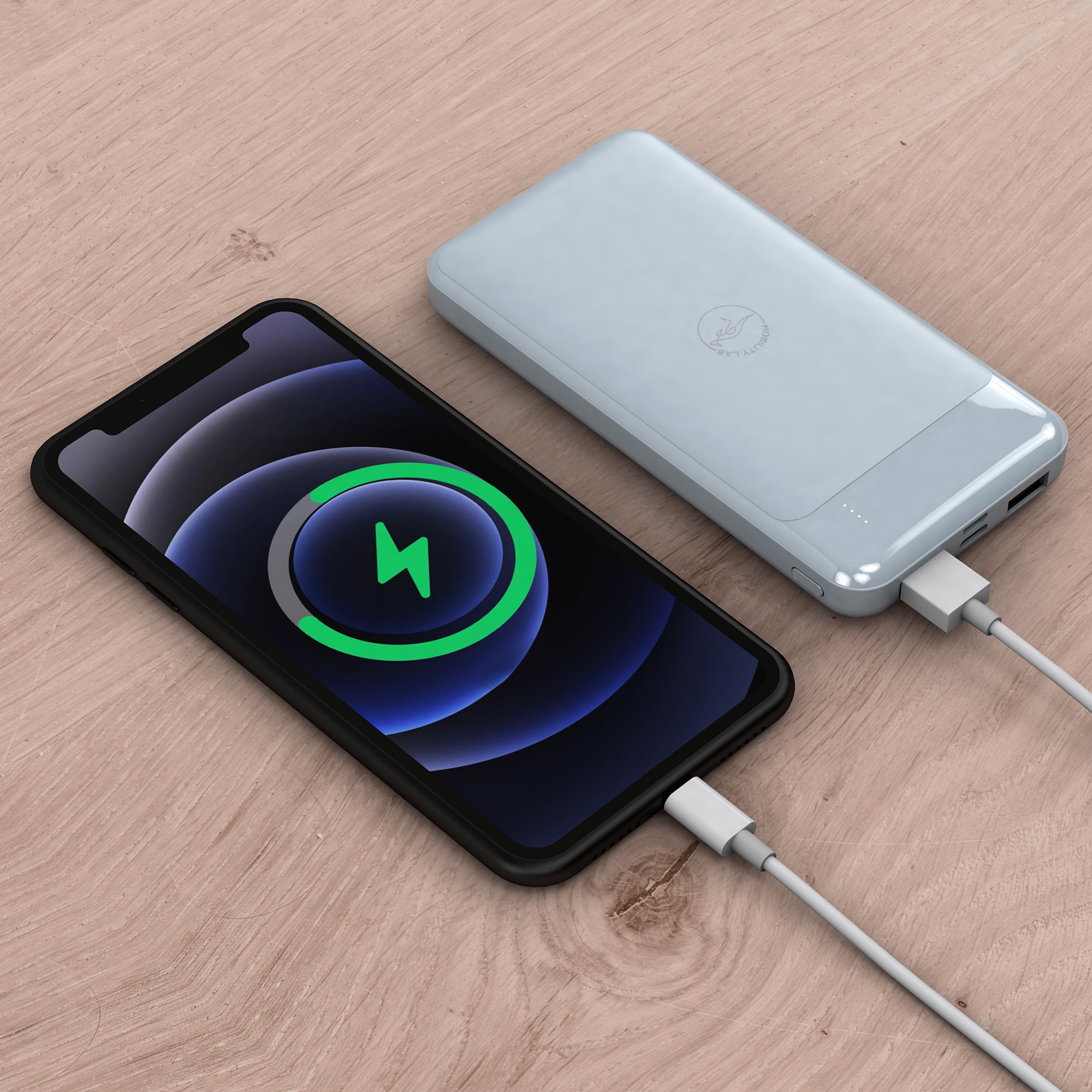 Batterie externe 10 000 MAH gris