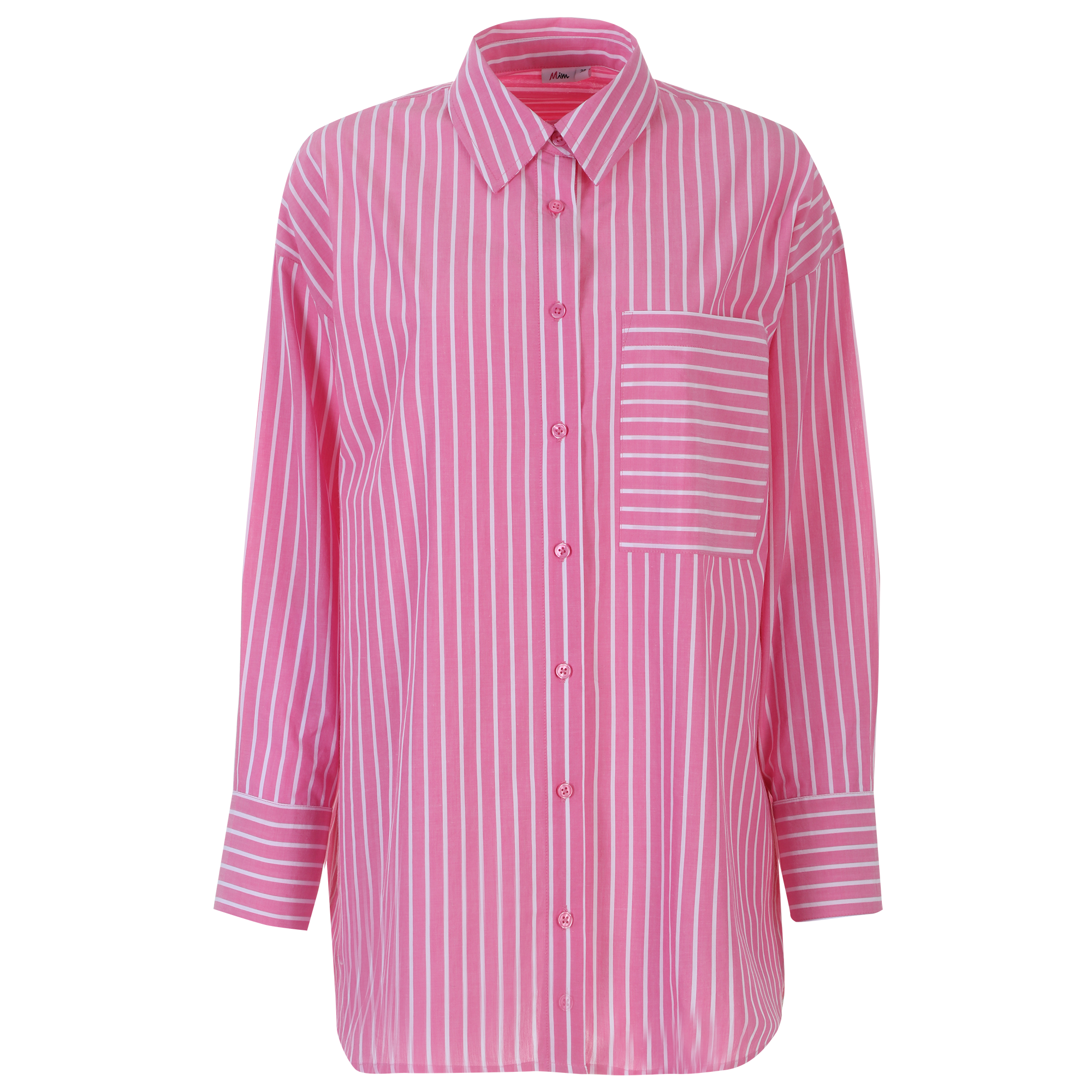 Chemise en popeline  - Rose