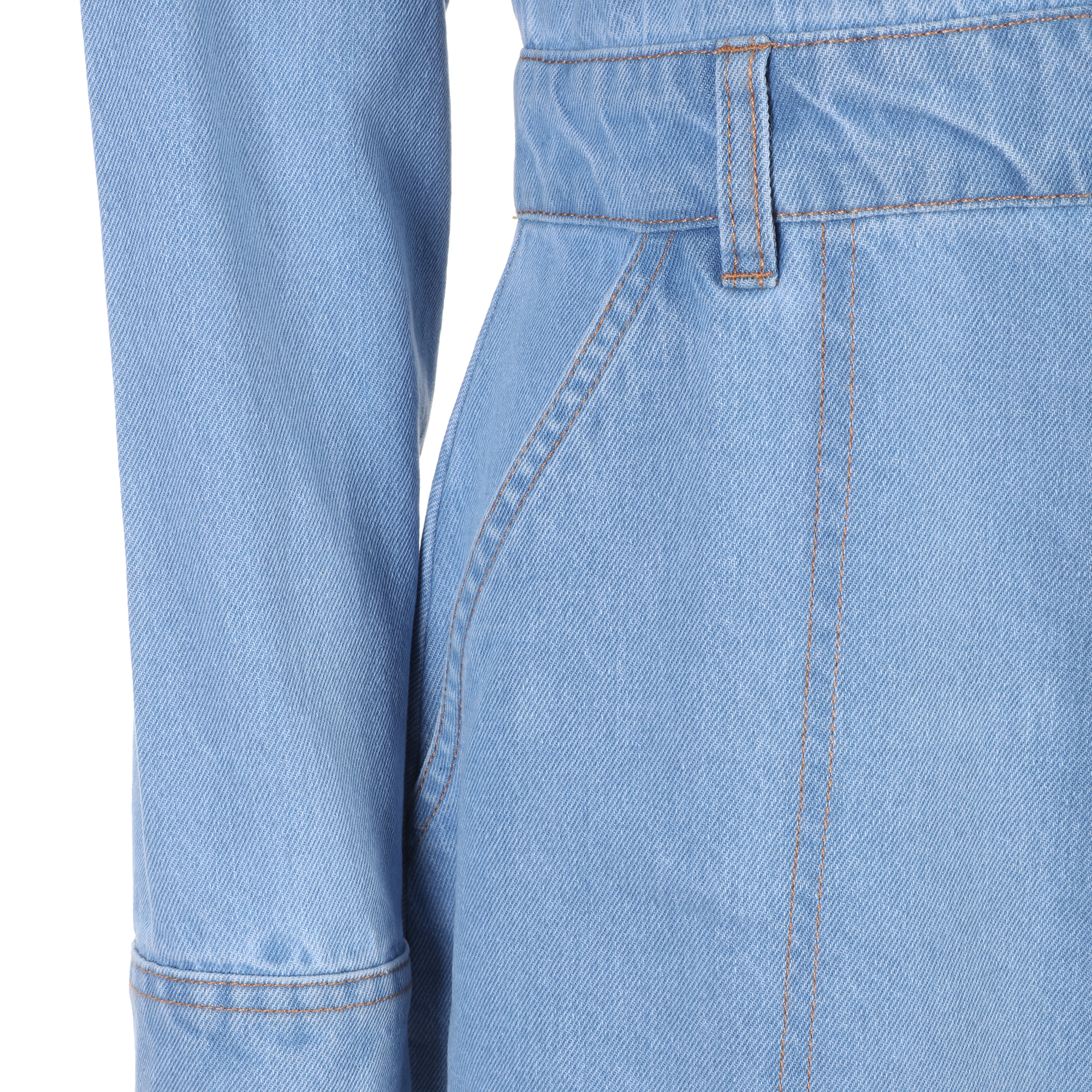 Robe en jean  - Bleu