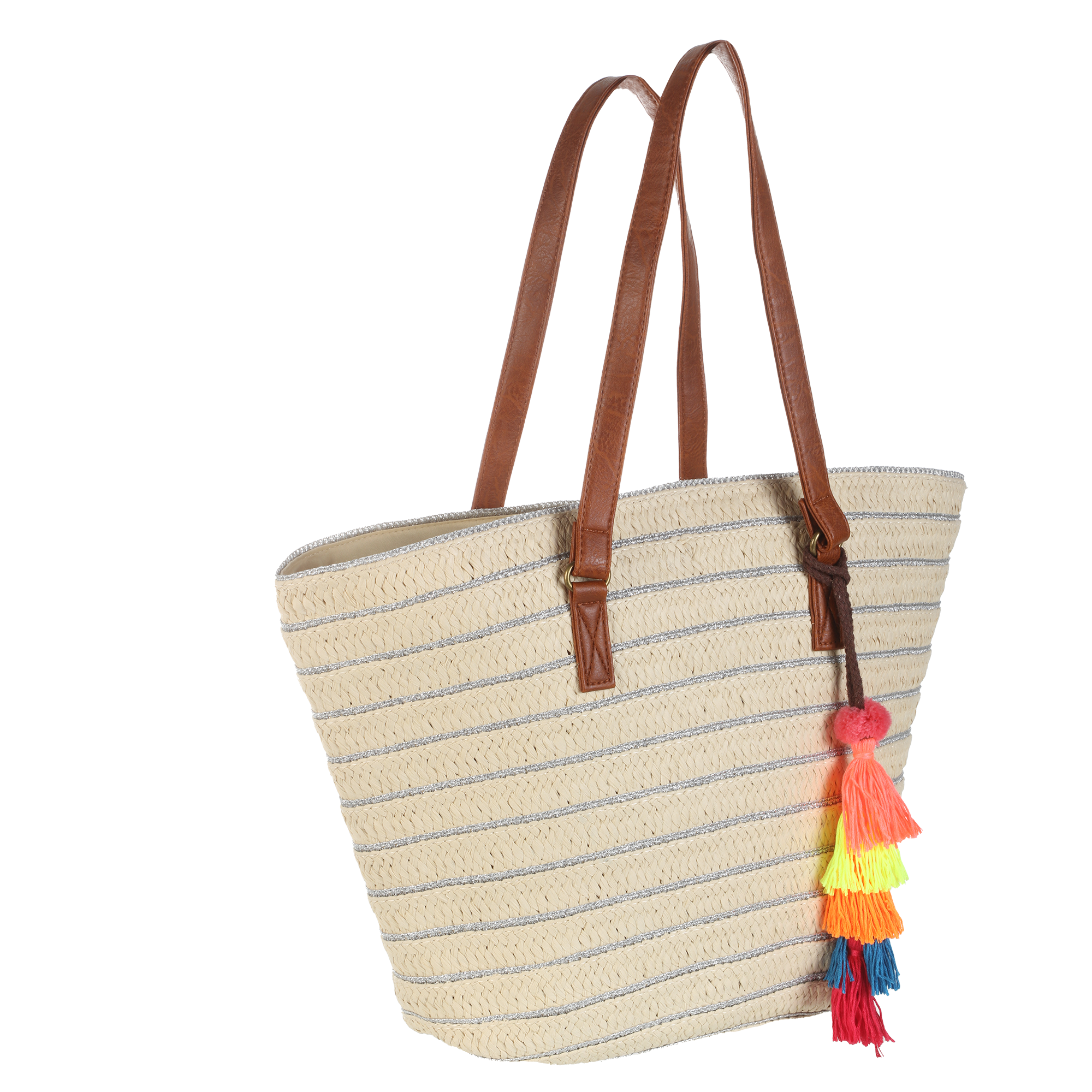 Sac en paille - Bleu