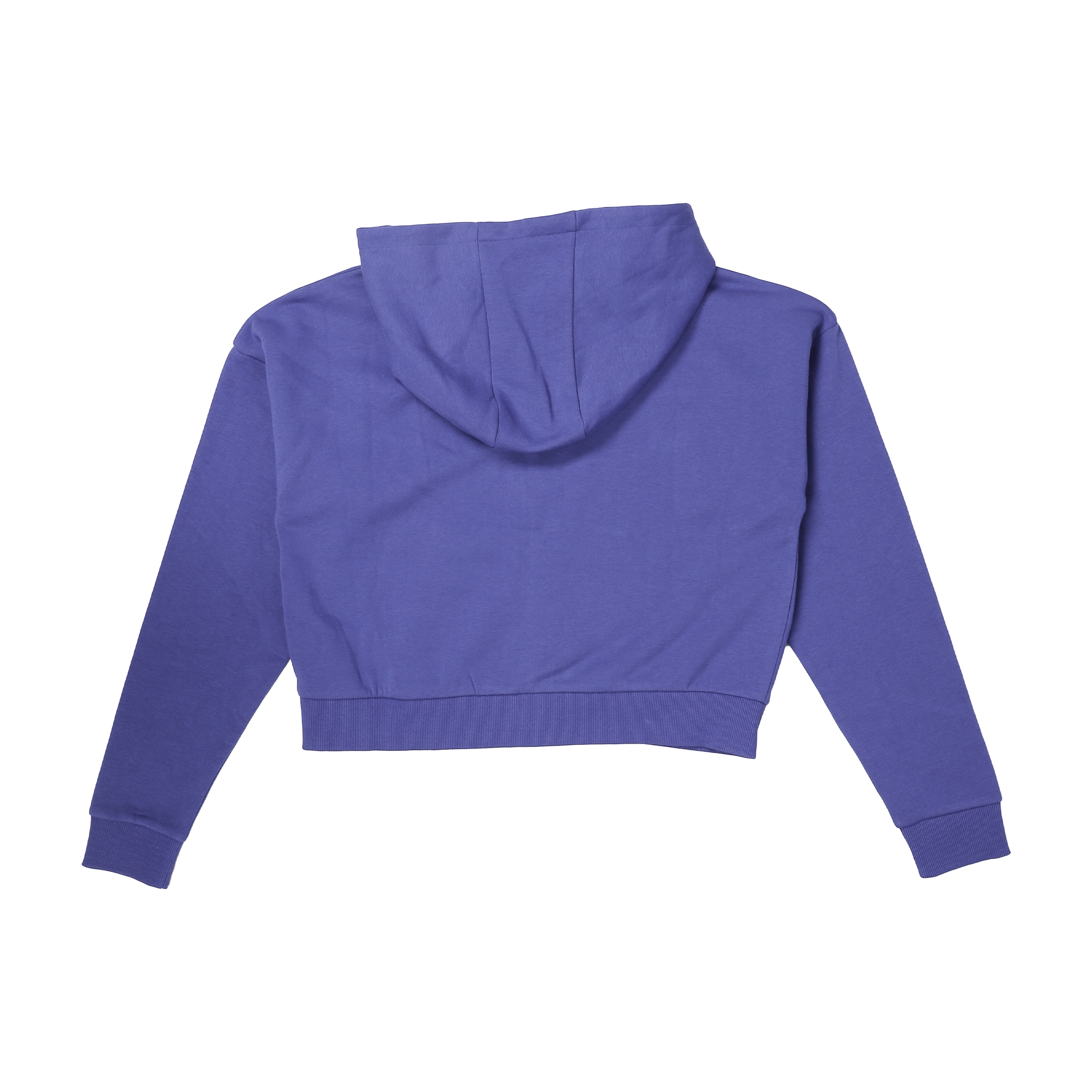 Sweat zippé à capuche  - Bleu