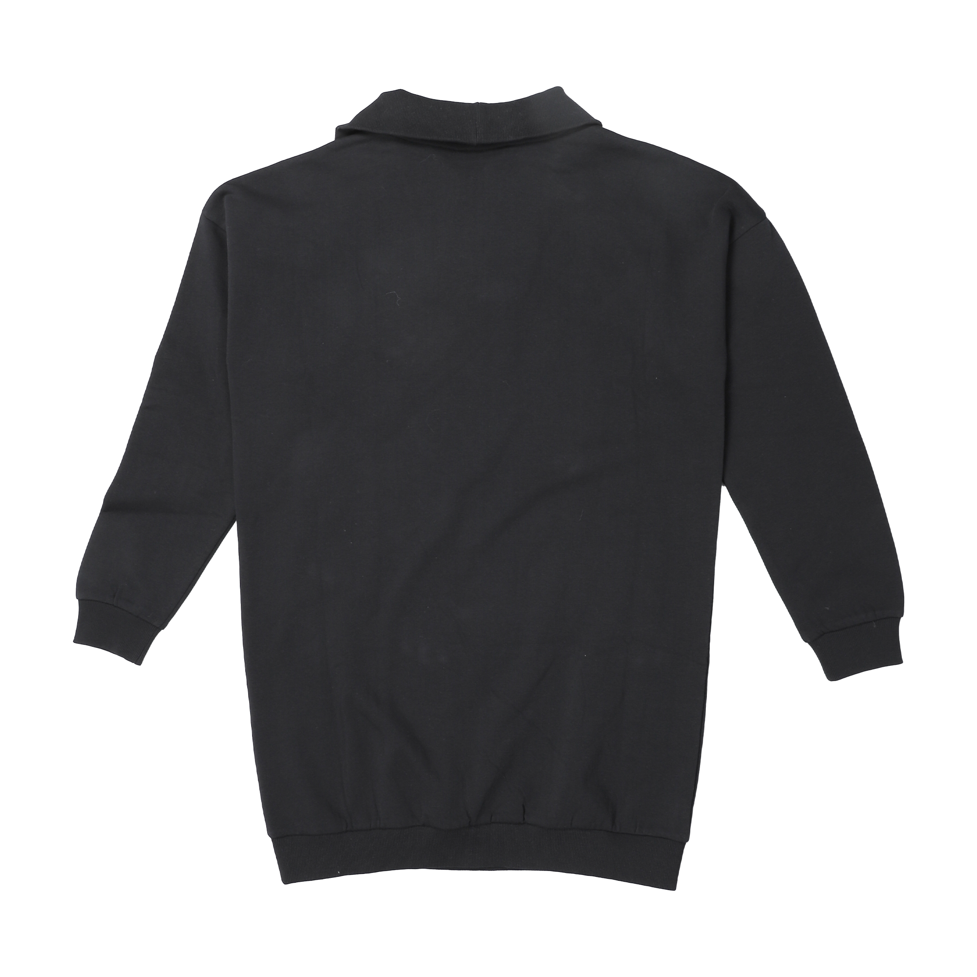 Robe sweat à col zippé - Gris