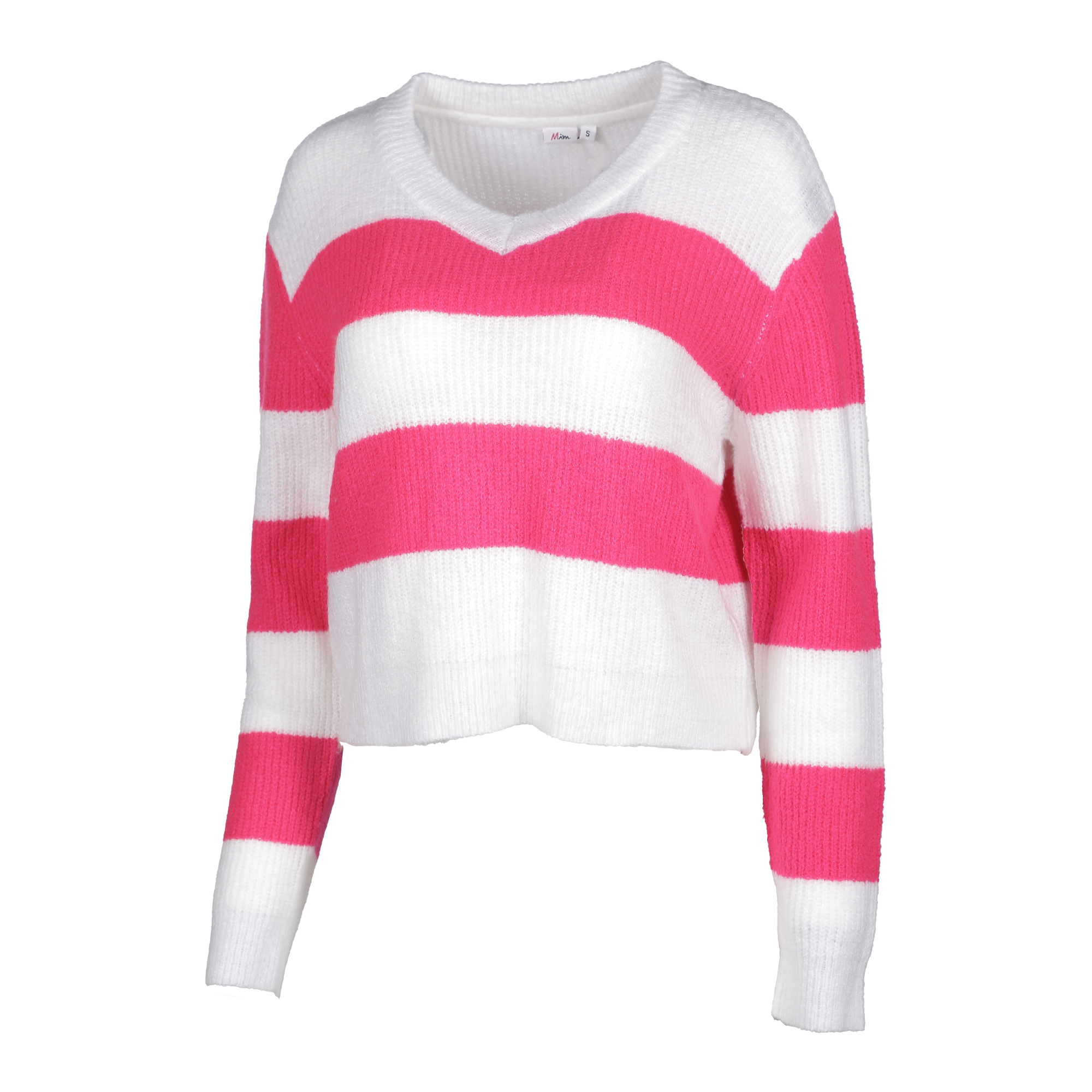 Pull à rayures  - Noir