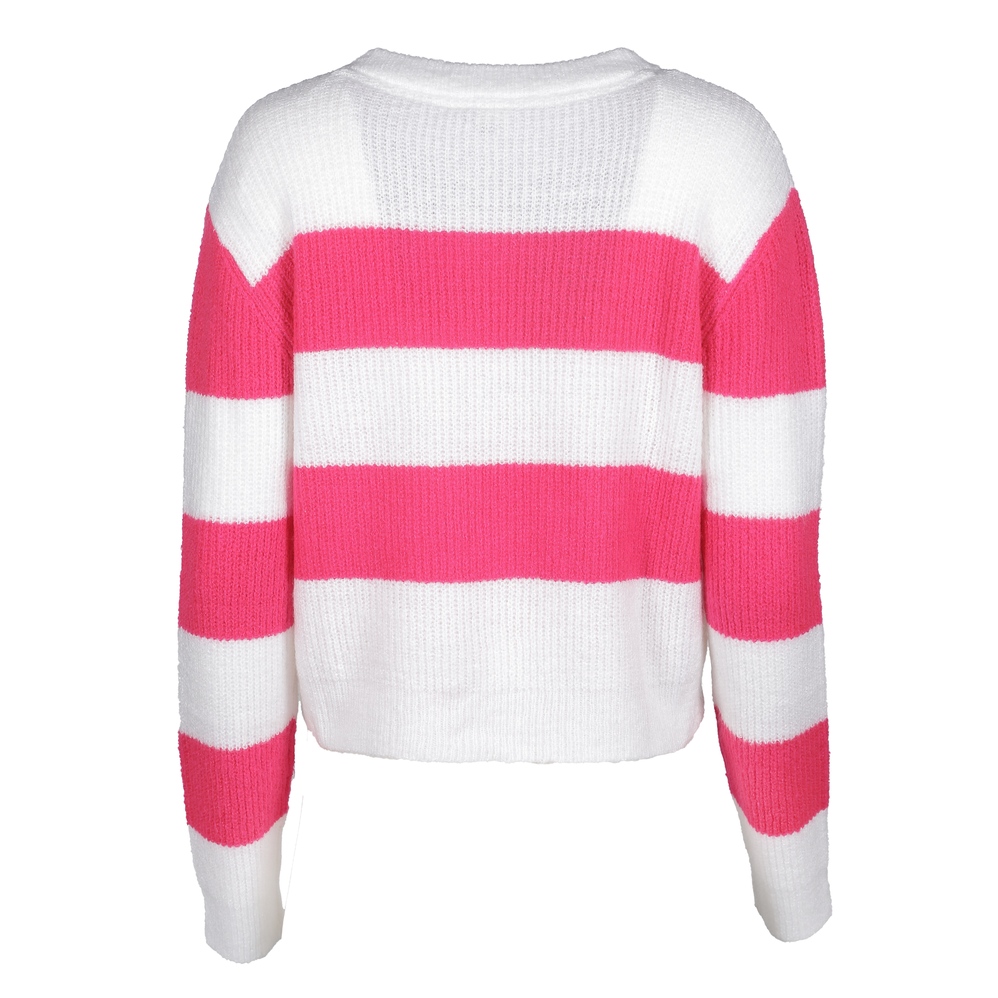 Pull à rayures  - Noir