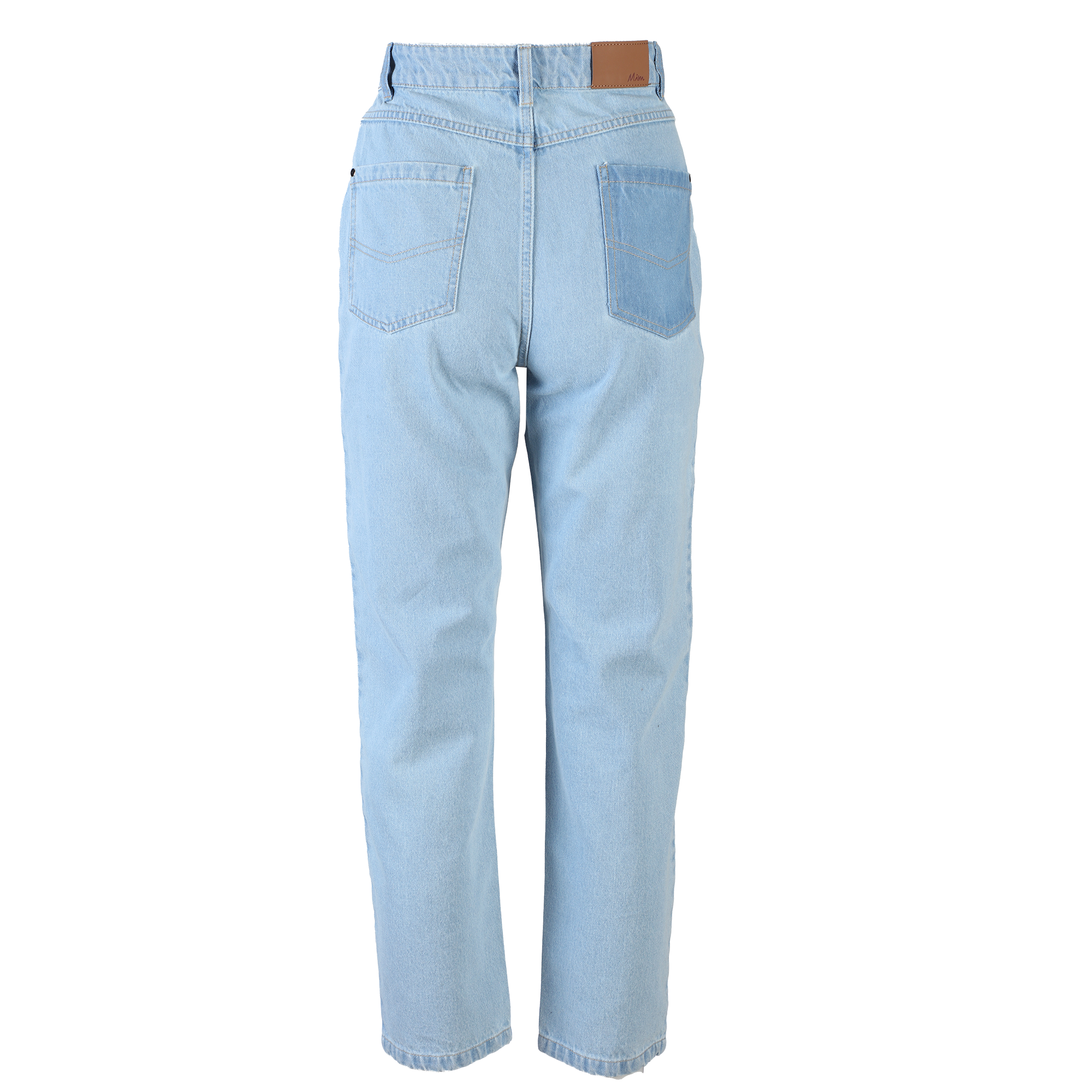 Jeans bi-color - Bleu