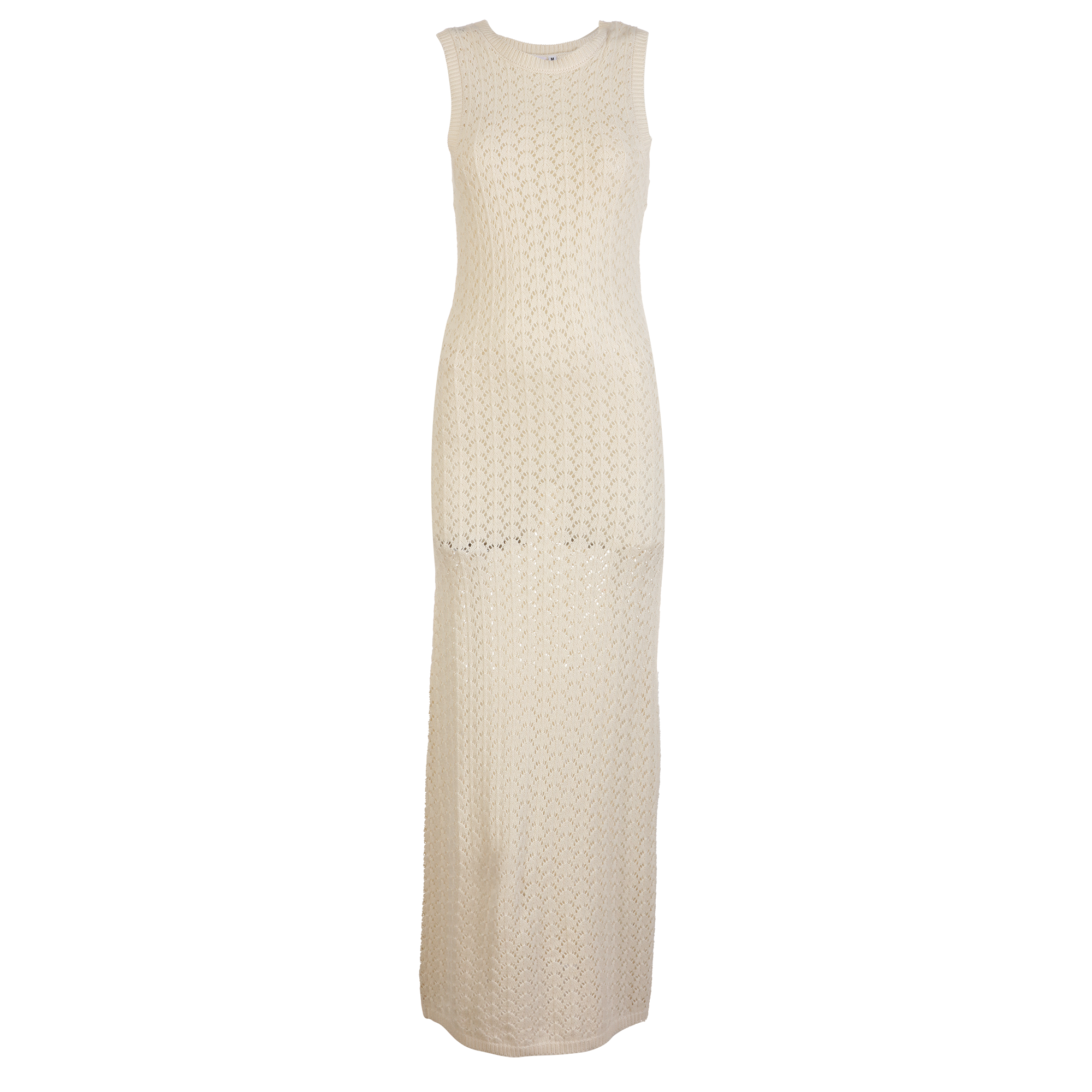 Robe en maille en crochet  - Multicolore