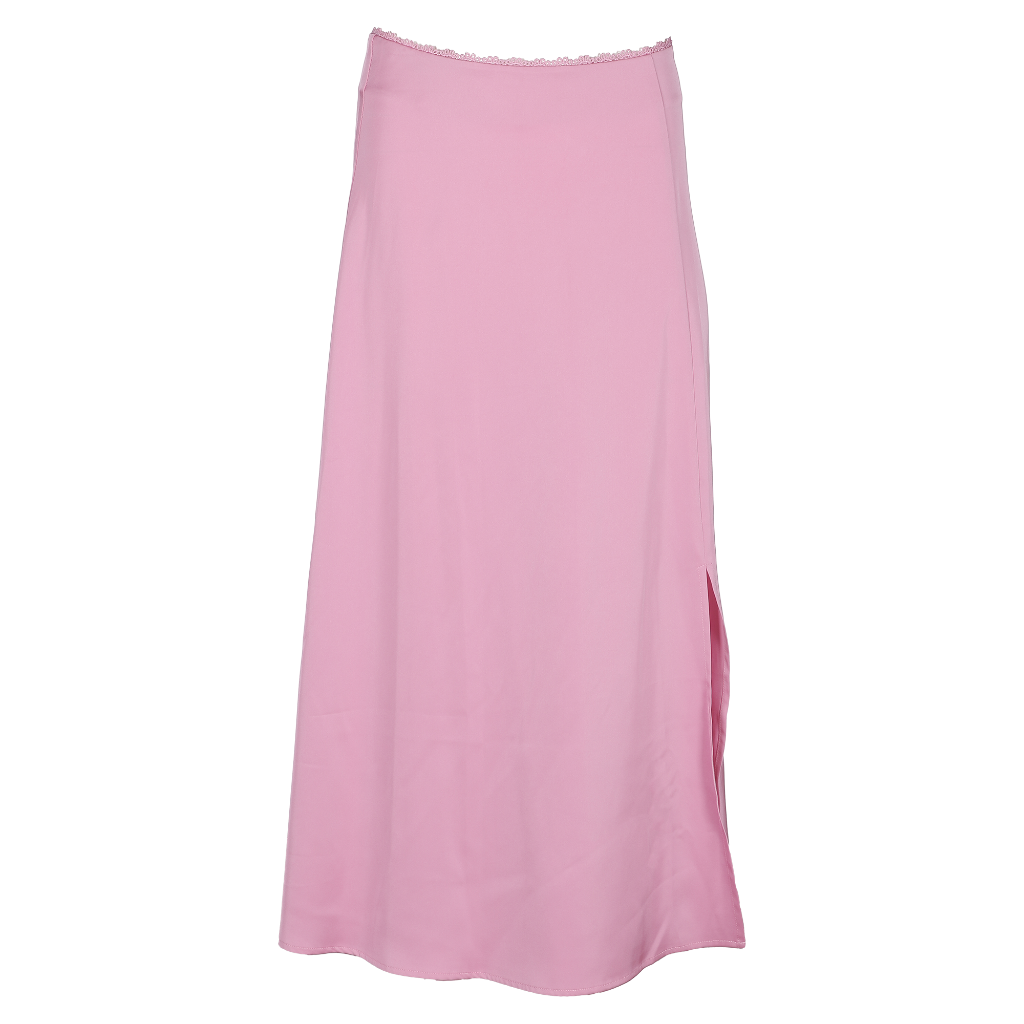 Jupe en satin  - Rose