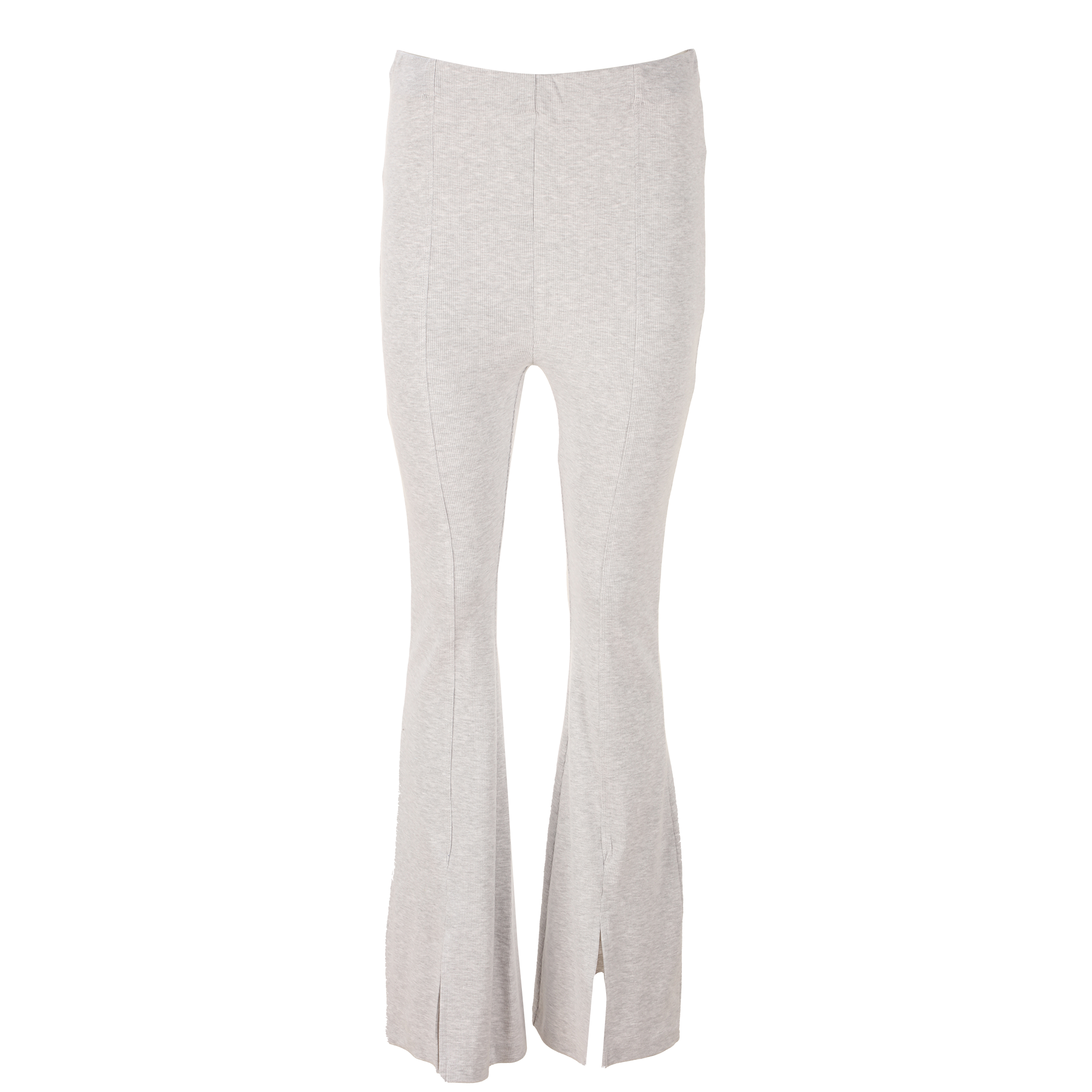 Legging évasé fente sur le bas - Marron