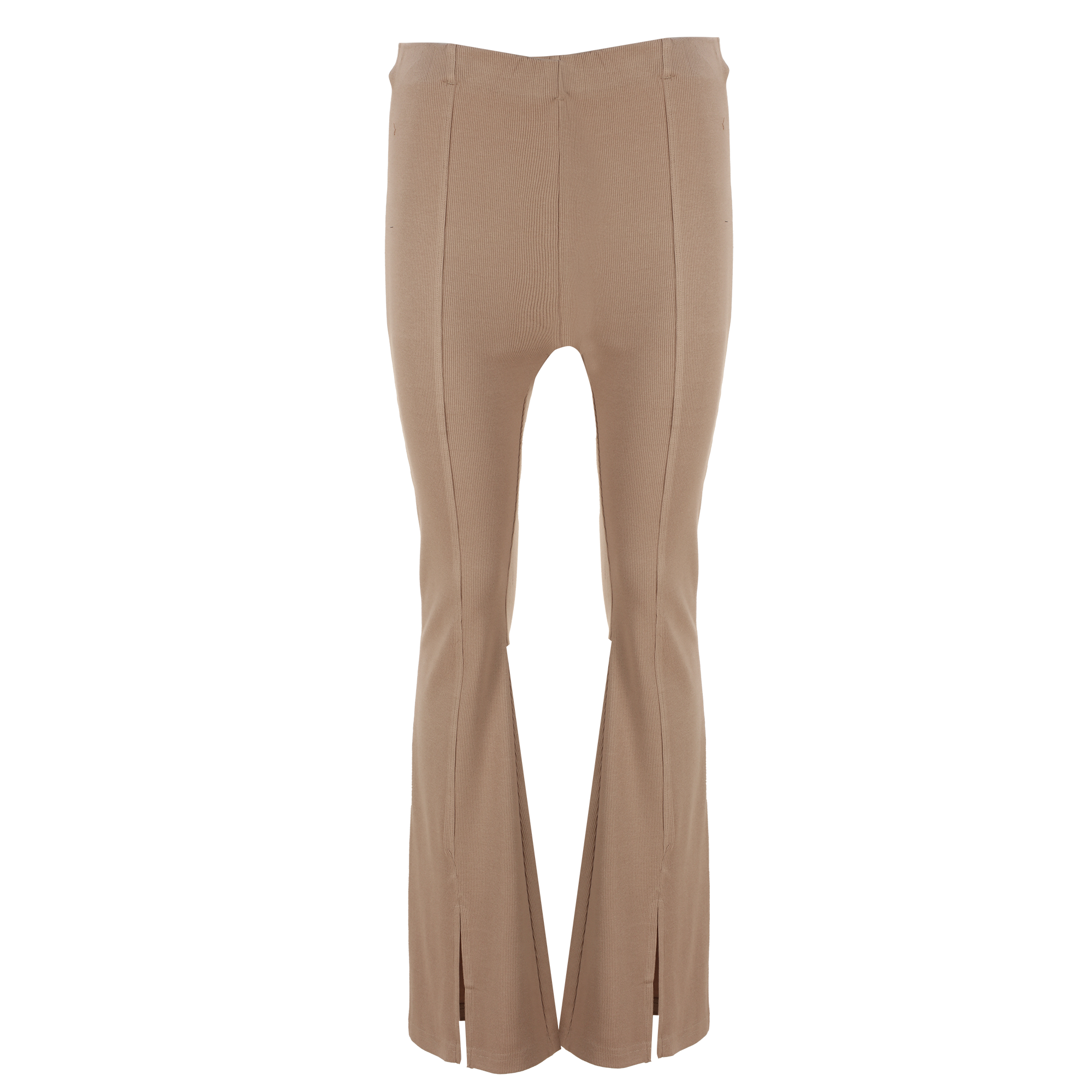 Legging évasé fente sur le bas - Gris
