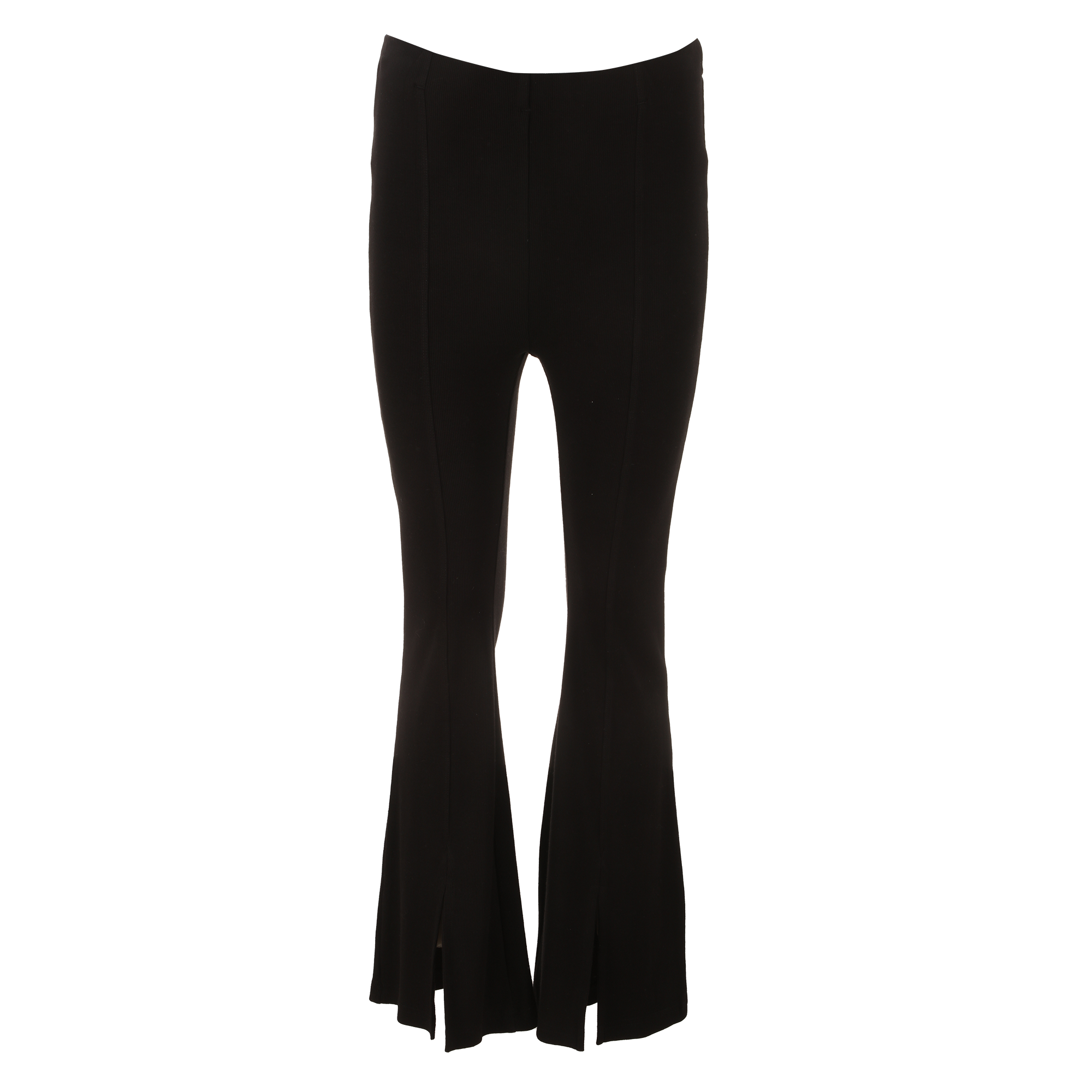 Legging évasé fente sur le bas - Gris