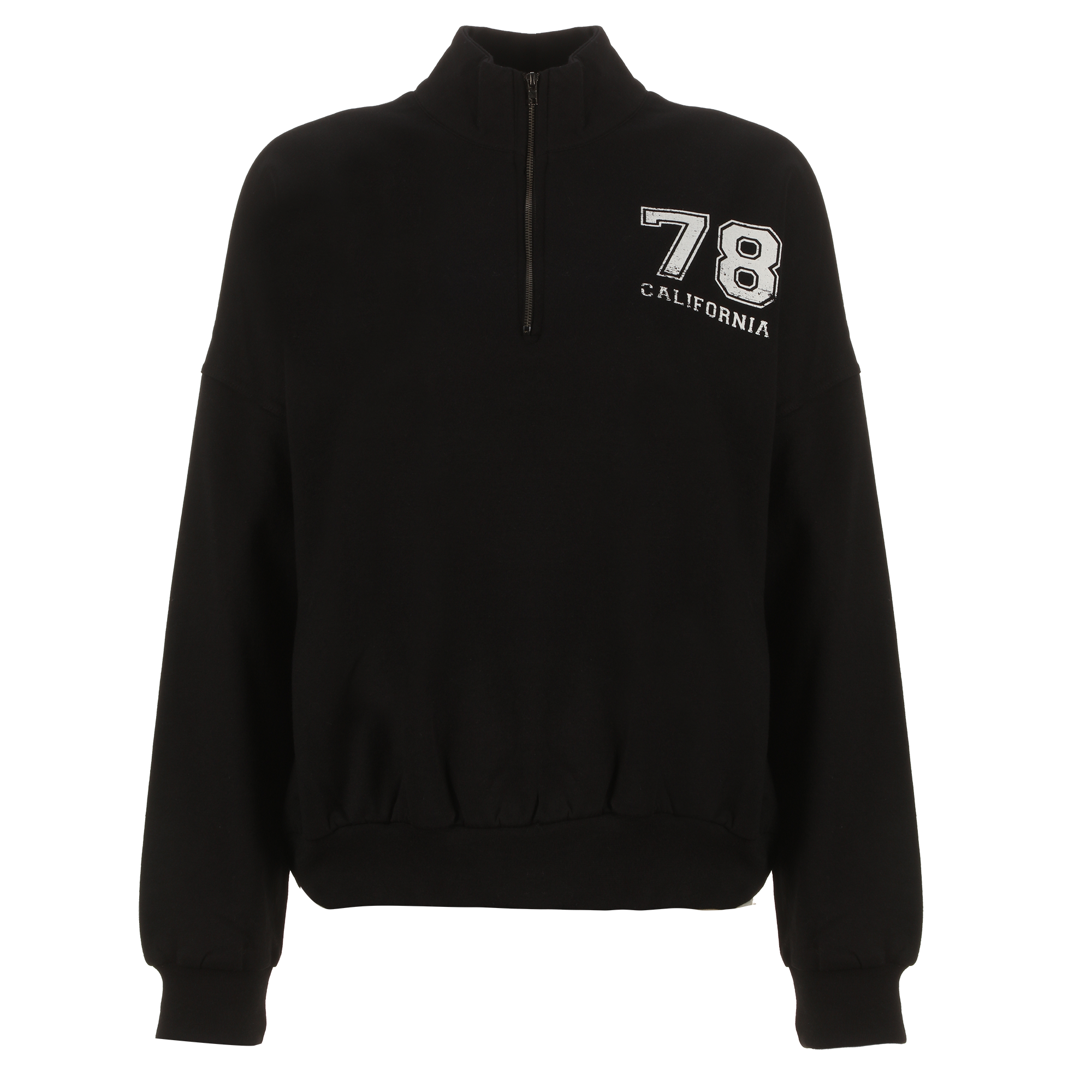 Sweat col camionneur - Noir