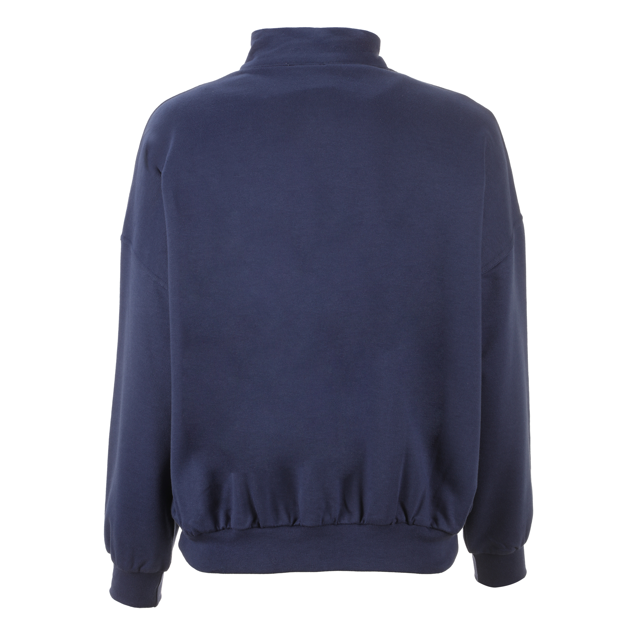 Sweat col camionneur - Bleu