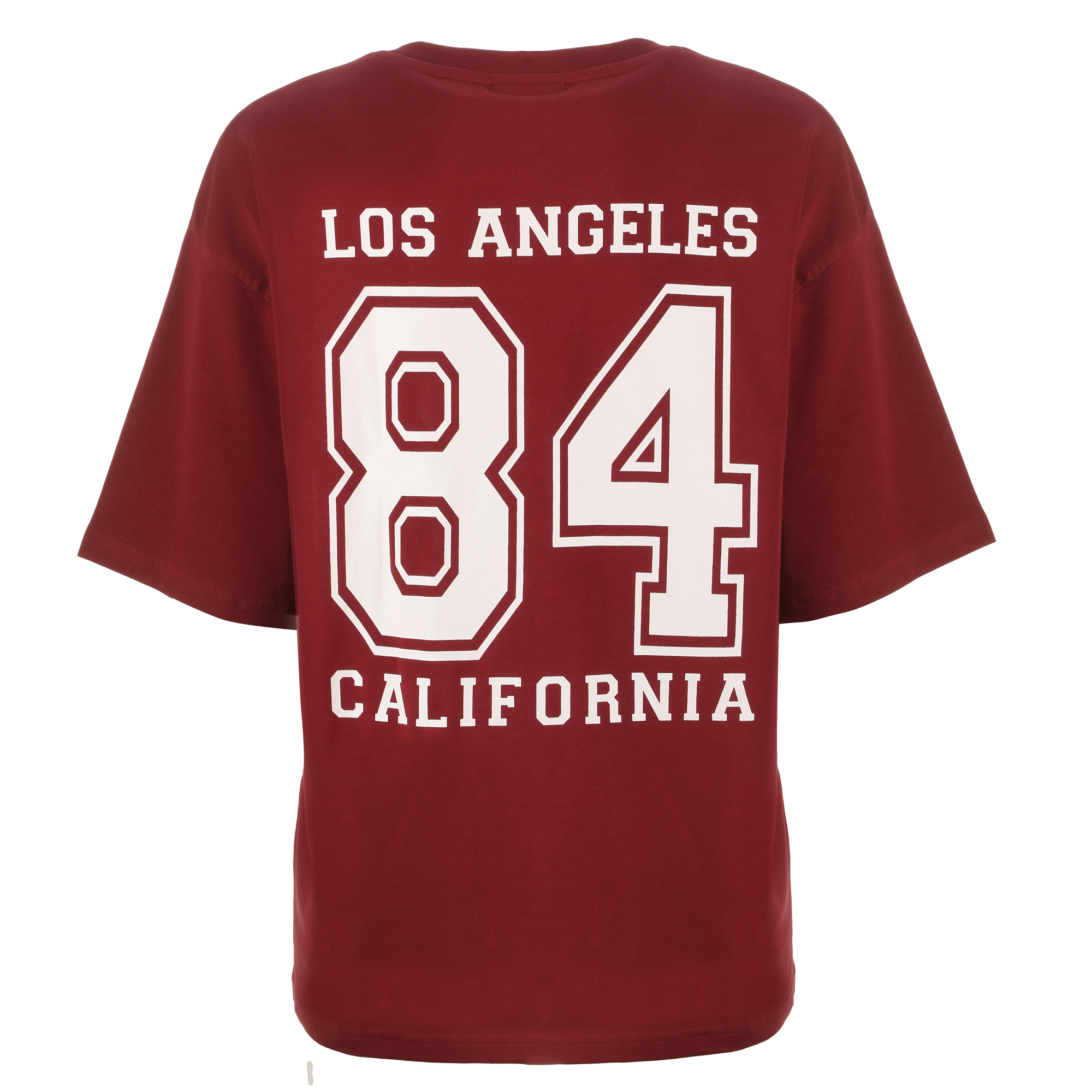 Tee-shirt imprimé oversize - Rouge