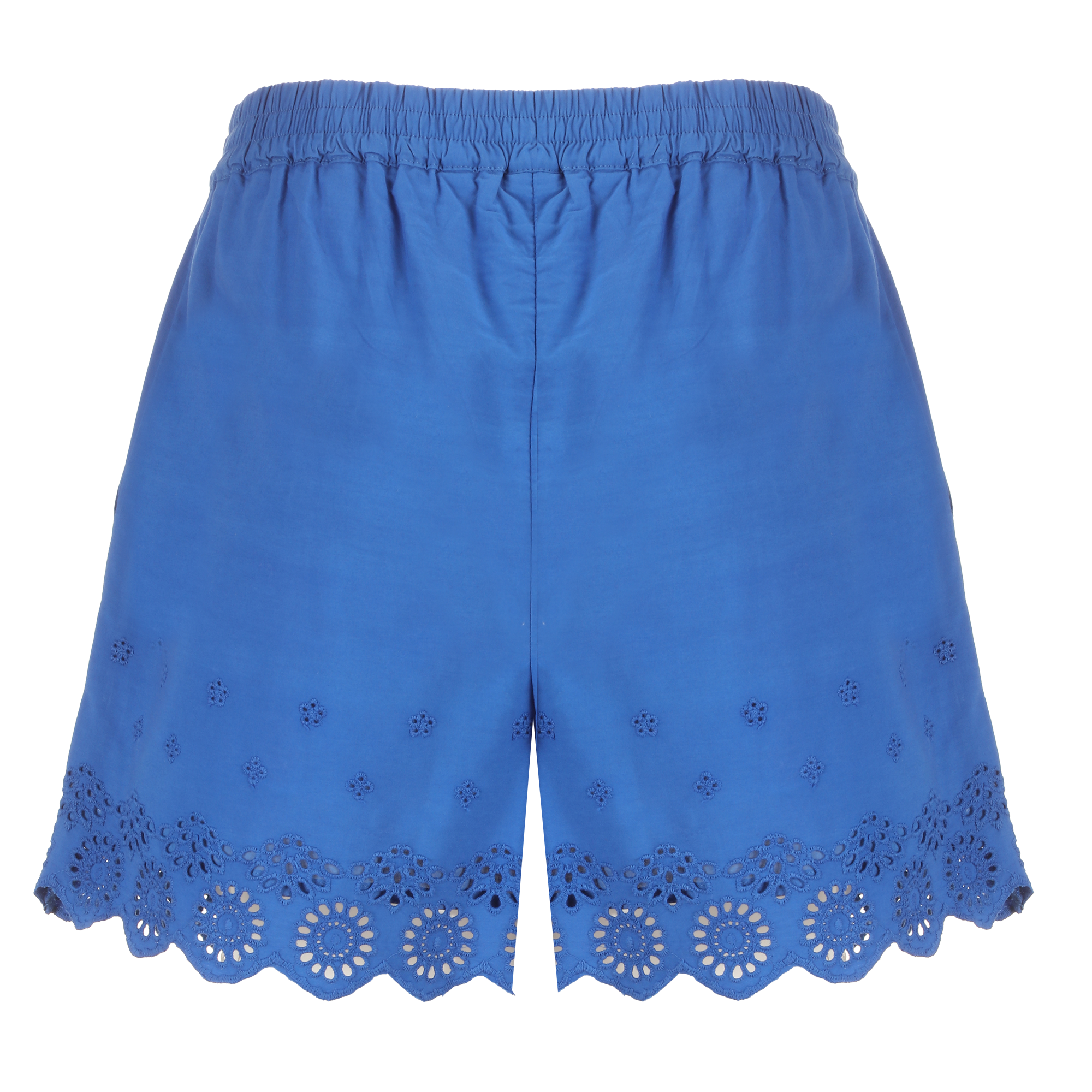 Short broderie  - Bleu