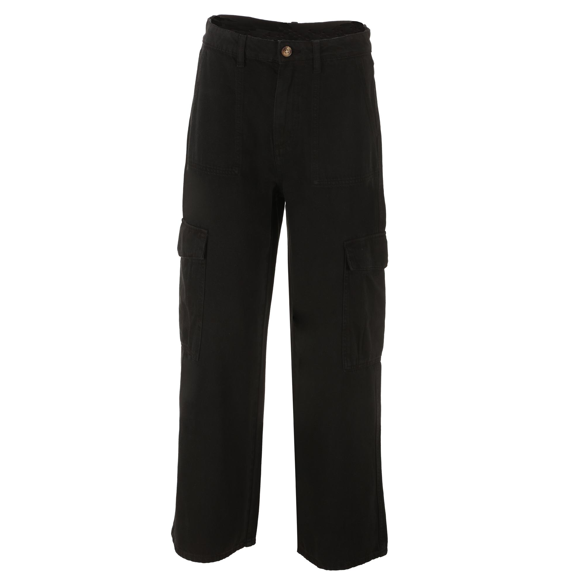 Pantalon cargo coupe large - Noir