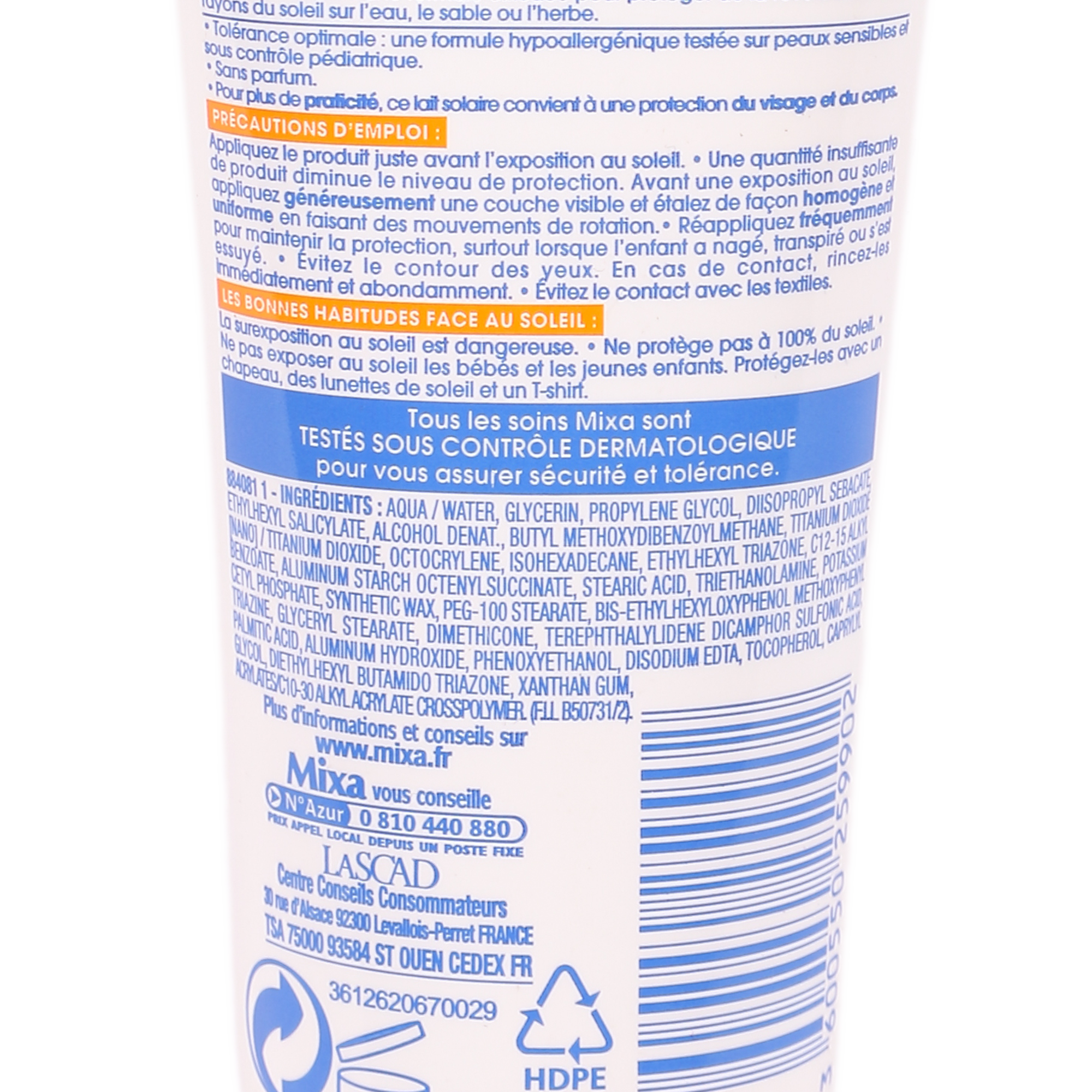 Protection solaire enfants