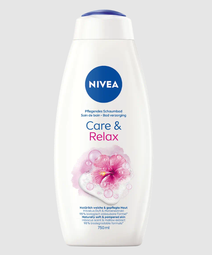Soin de bain care & relax extrait de mauve et hibiscus