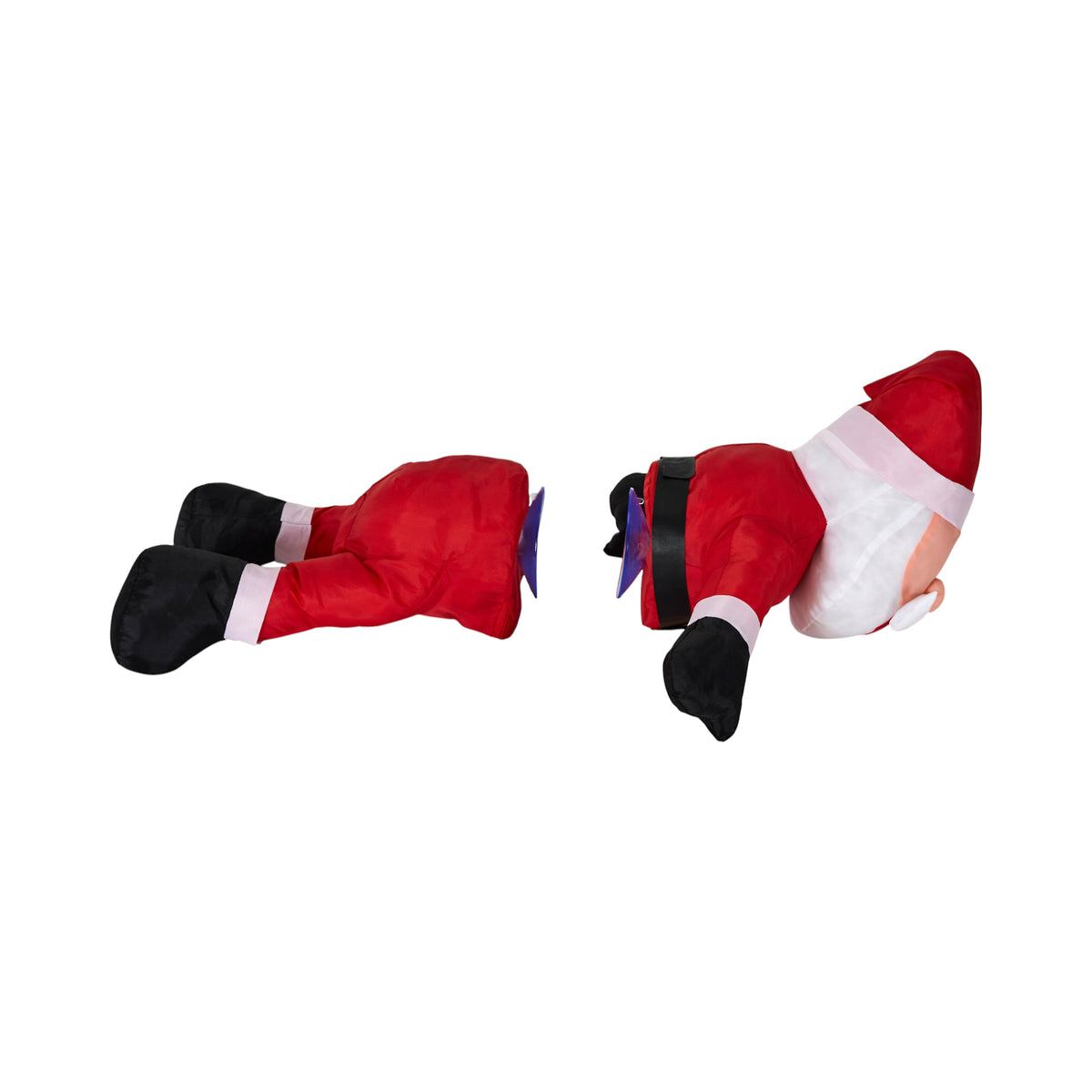 Décoration à ventouse Père Noël et lutin