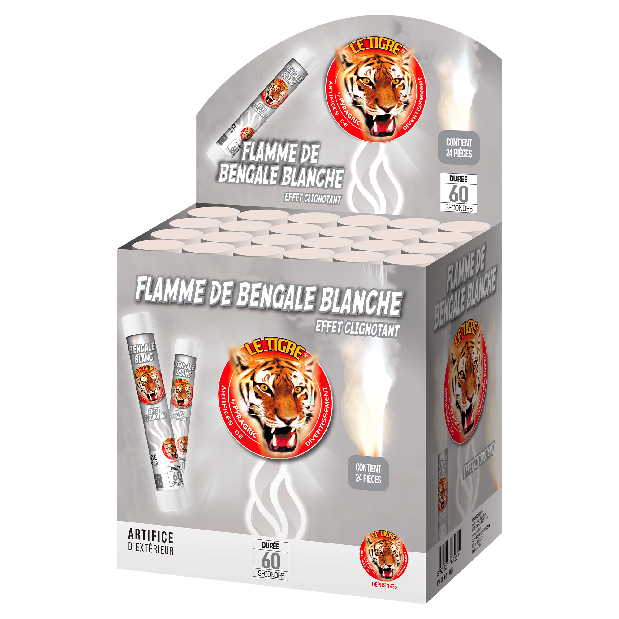 Feu de bengale blanc
