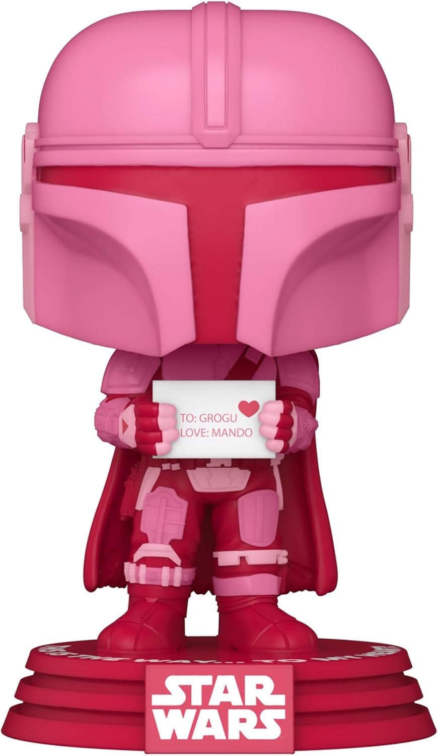 Figurine POP The Mandalorian Saint Valentin 9cm