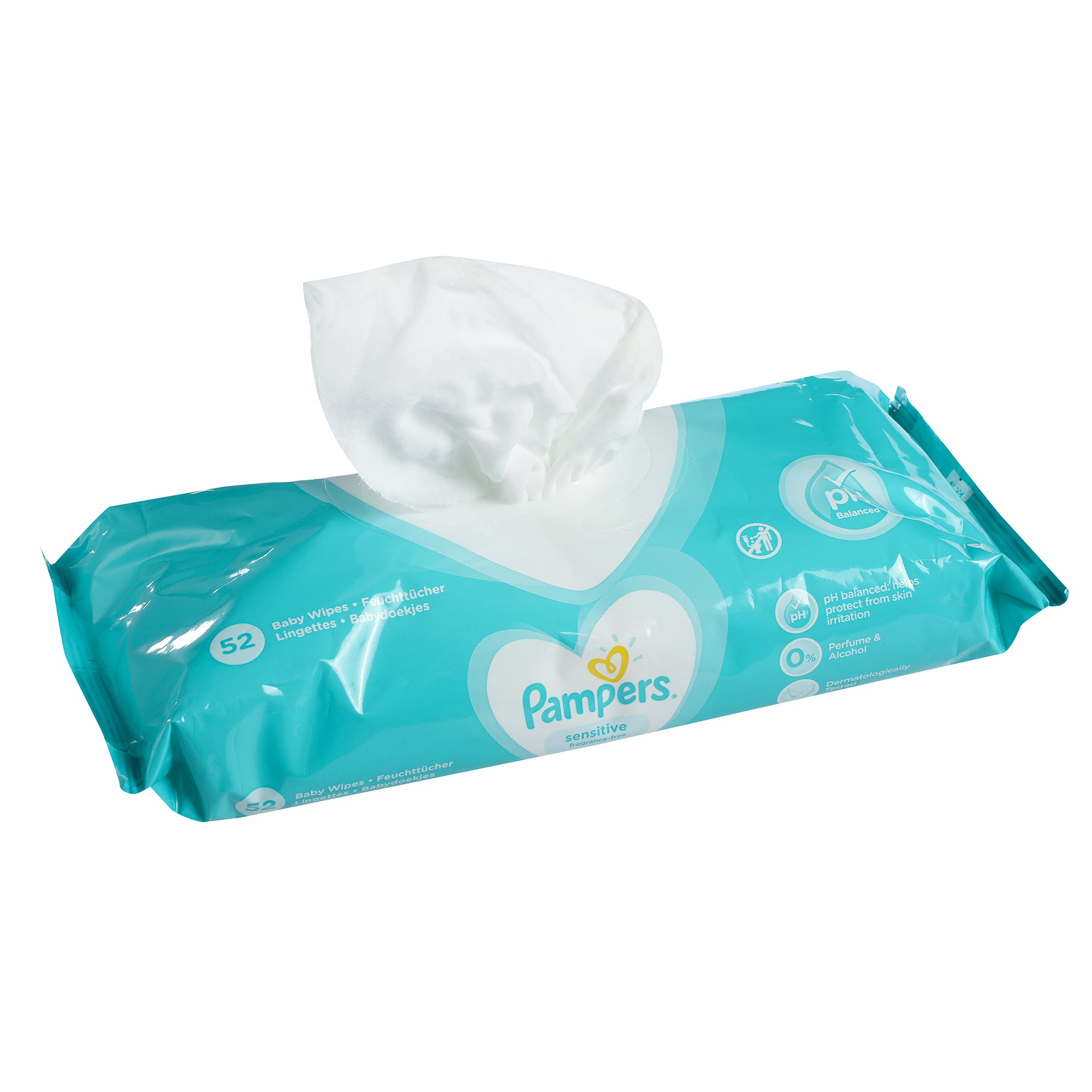 52 lingettes bébé sensitives