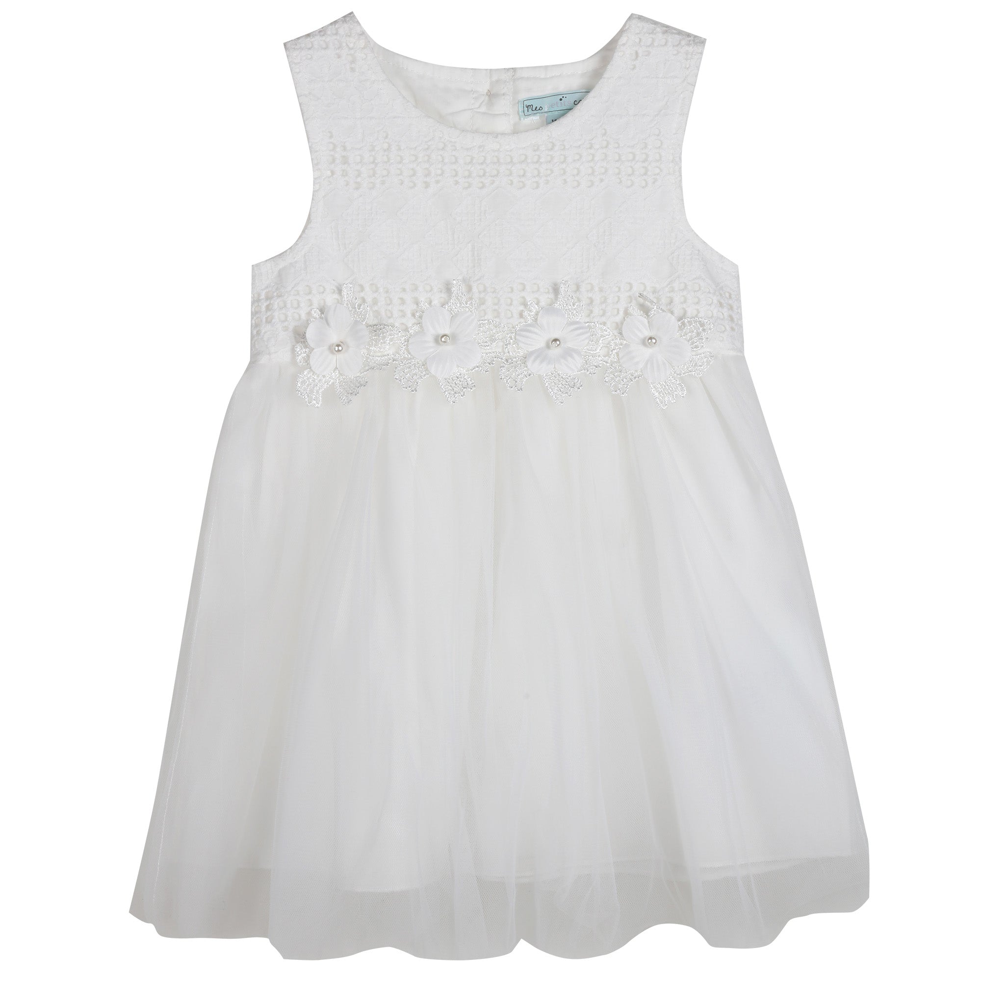Robe bi matière 3/36 mois