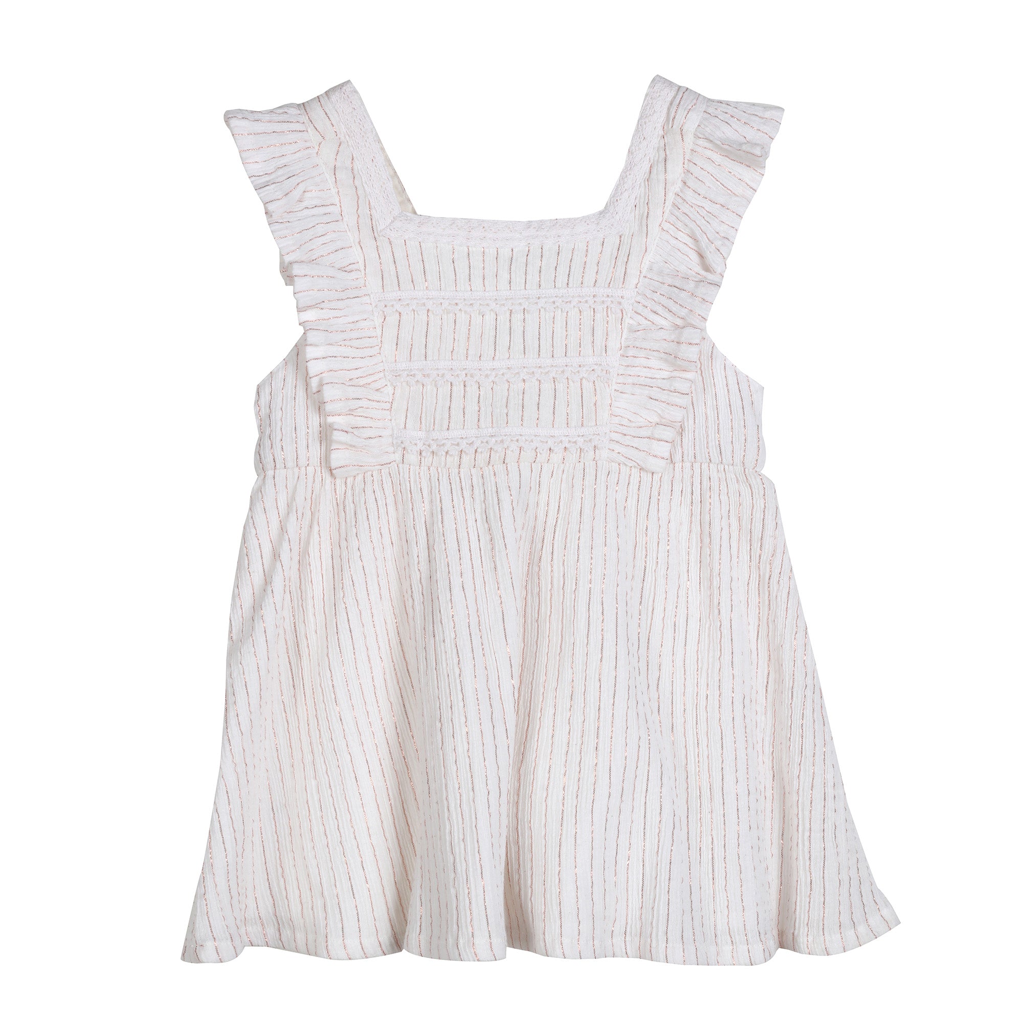 ROBE RAYURES DOREES 3/36M