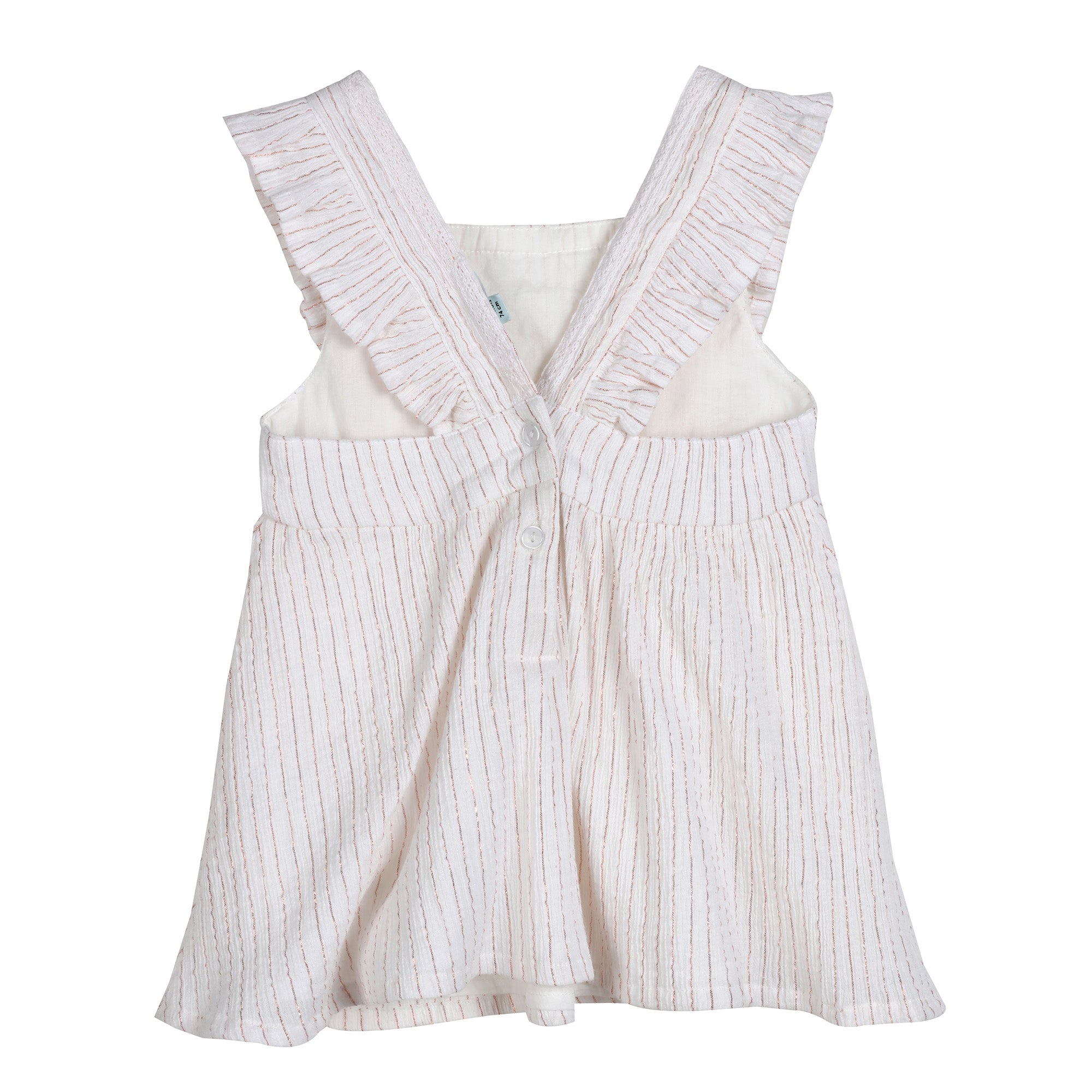 ROBE RAYURES DOREES 3/36M