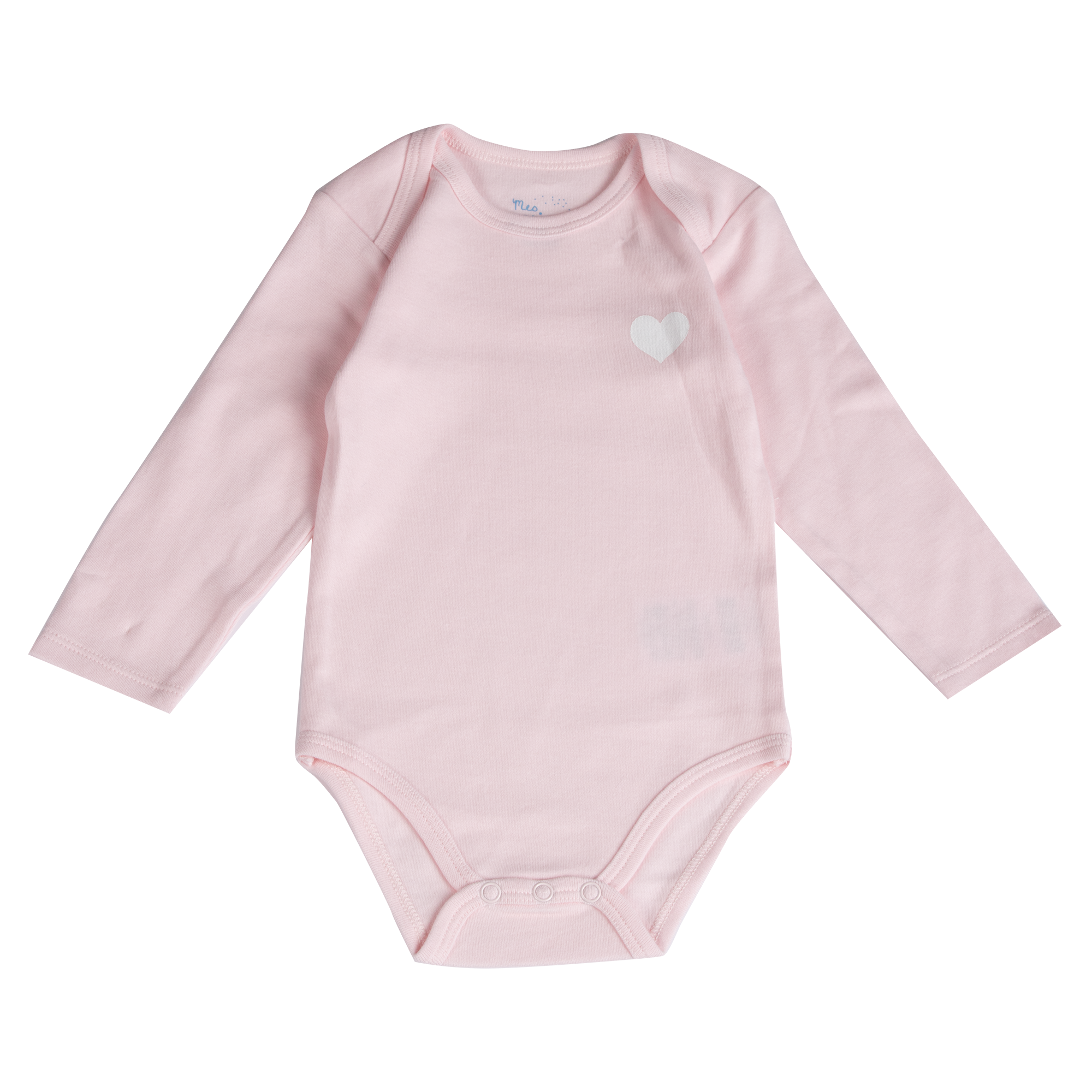 Lot de 3 bodies cœur 3/23mois - Rose