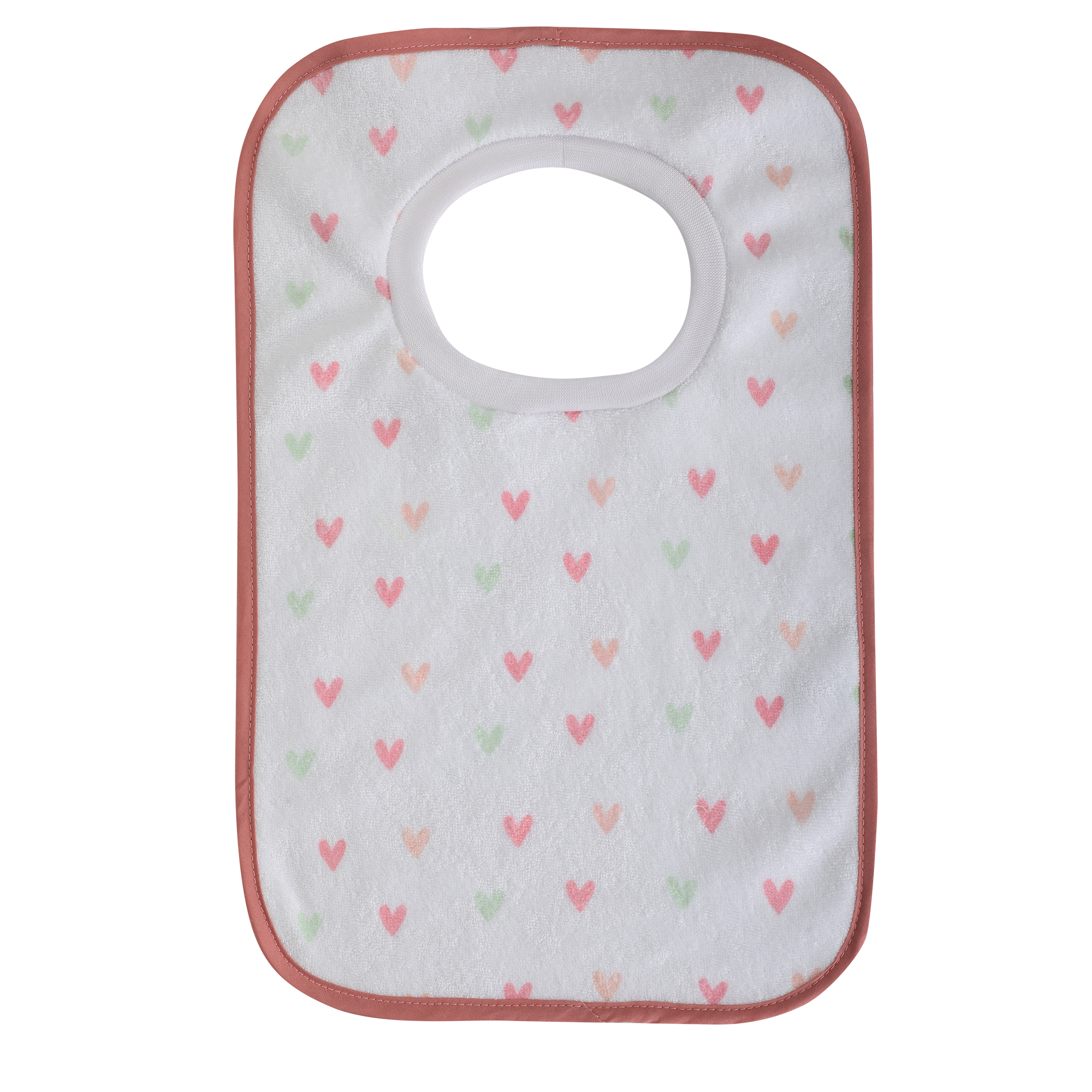 Lot de 7 bavoirs rose/vert