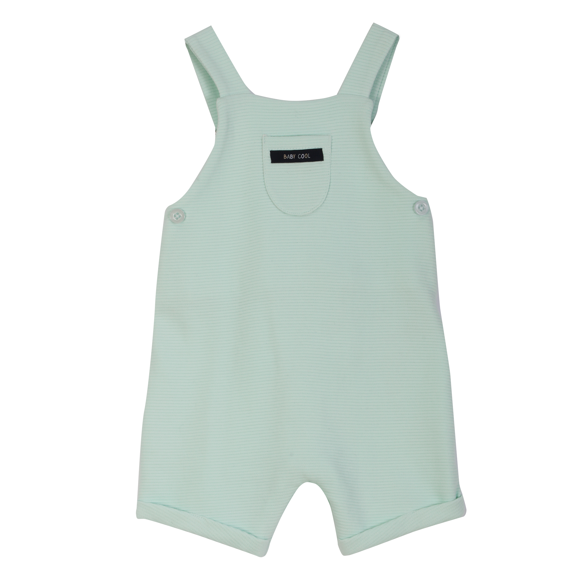 Ensemble salopette + tee-shirt 3/36 mois - Vert