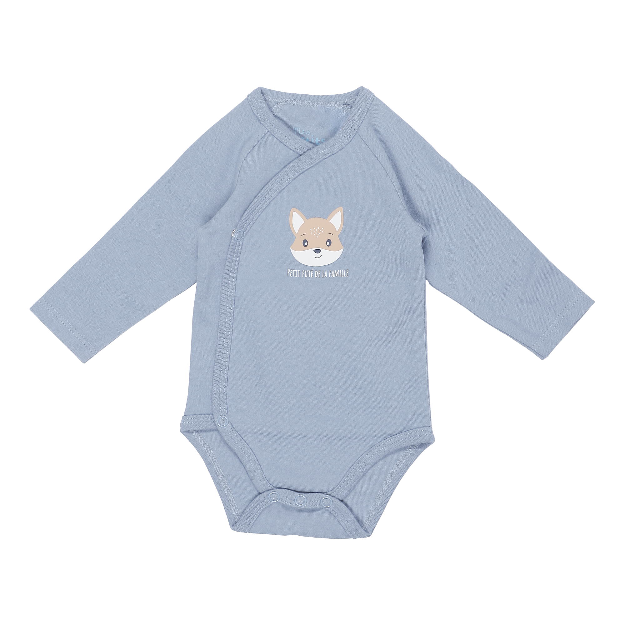 Lot de 3 bodies 0/9 mois  - Bleu