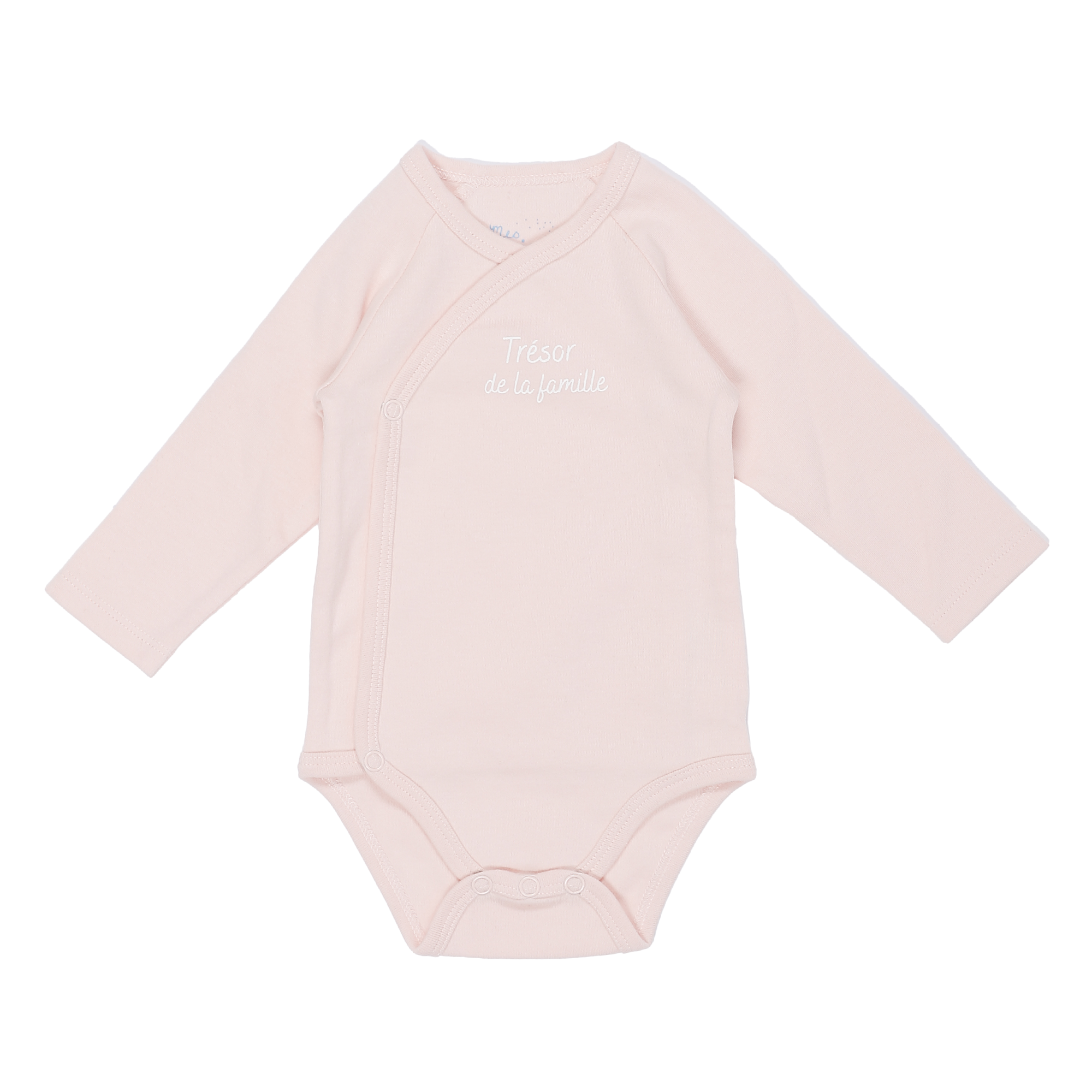 Lot de 3 bodies 0/9 mois  - Rose