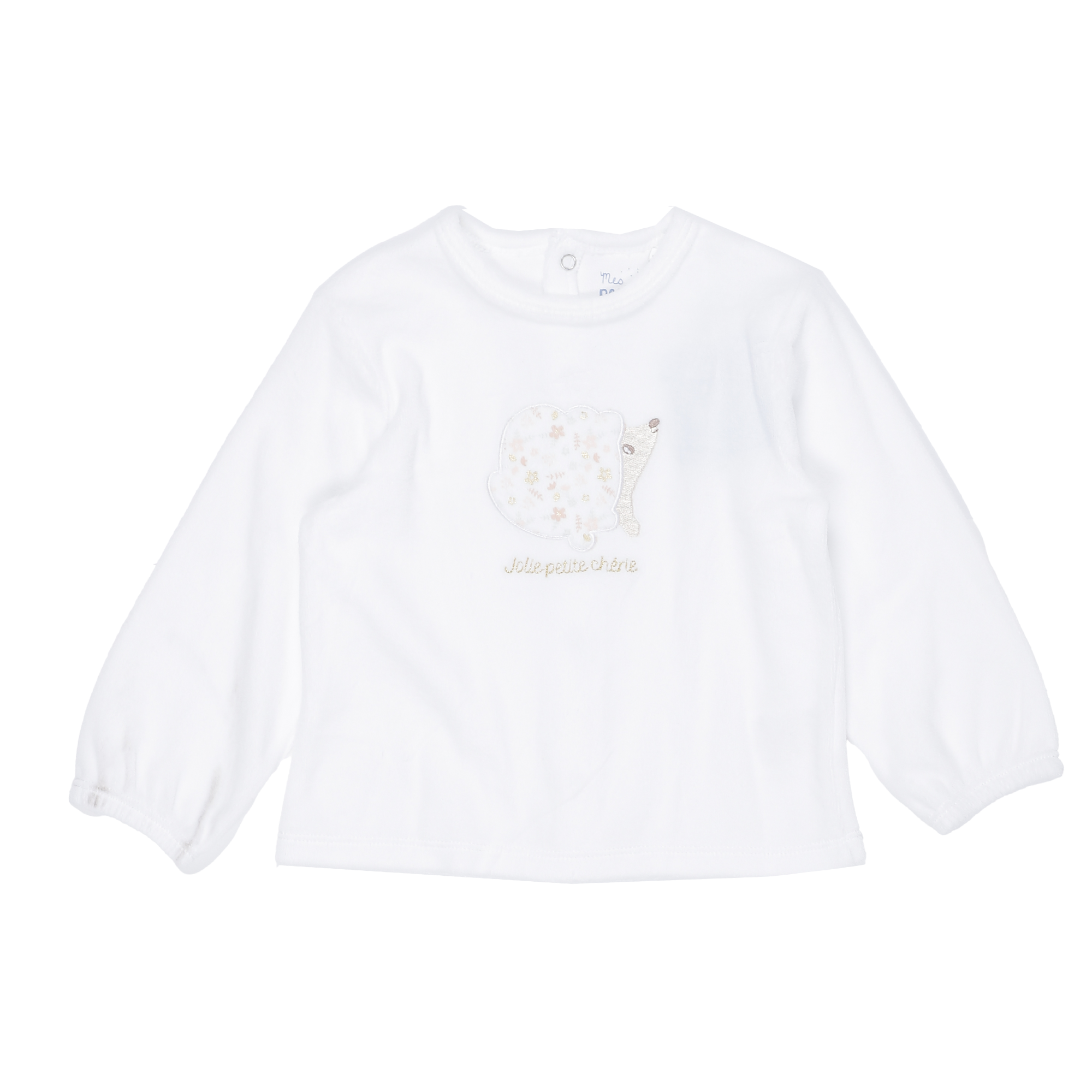 Dors bien en velours 3/36 mois  - Blanc