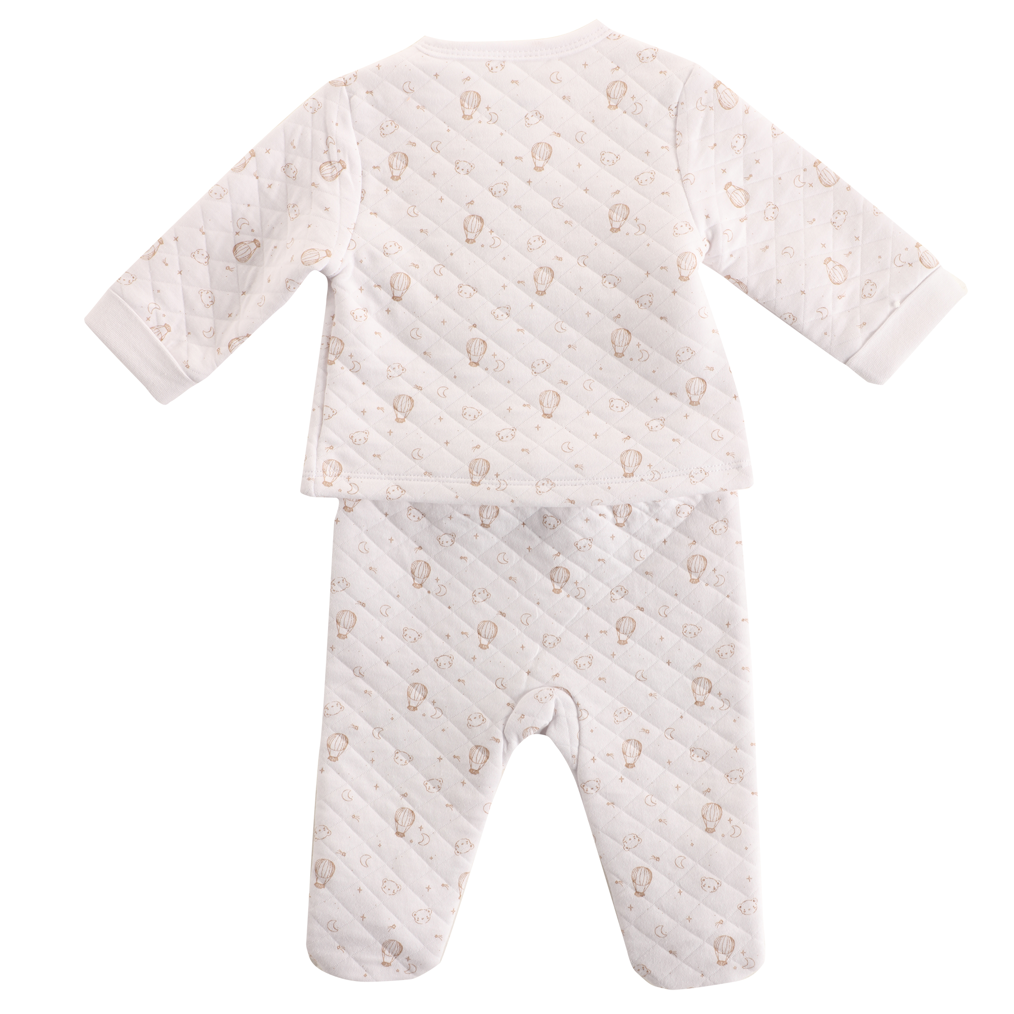Dors-bien naissance en coton 0/12 mois - Blanc