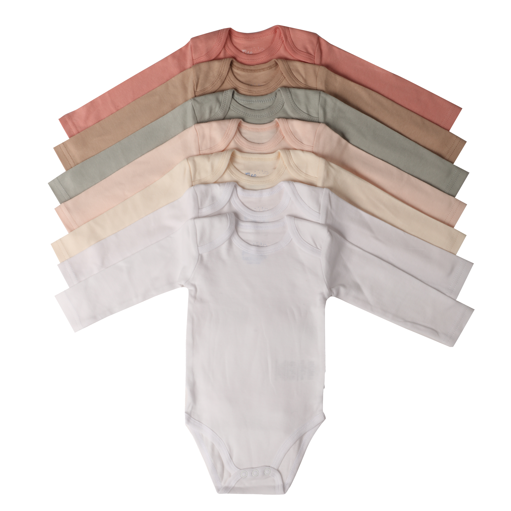 Lot de 7 bodies américains bébé 3/23 mois - Rose