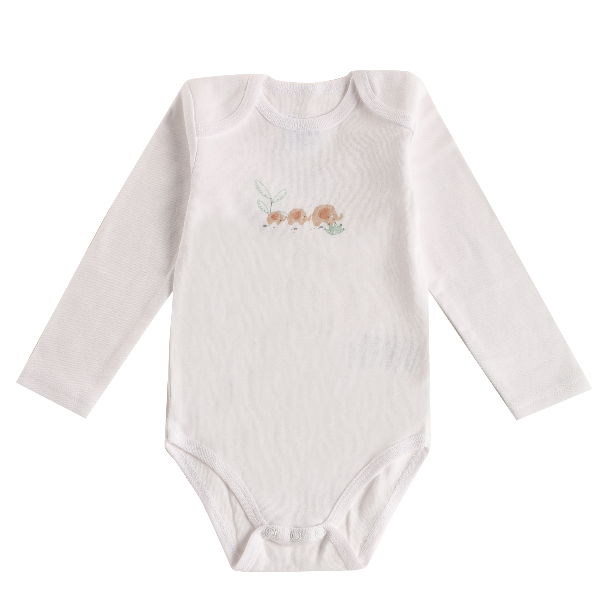 Lot de 7 bodies américains bébé 3/23 mois - Blanc