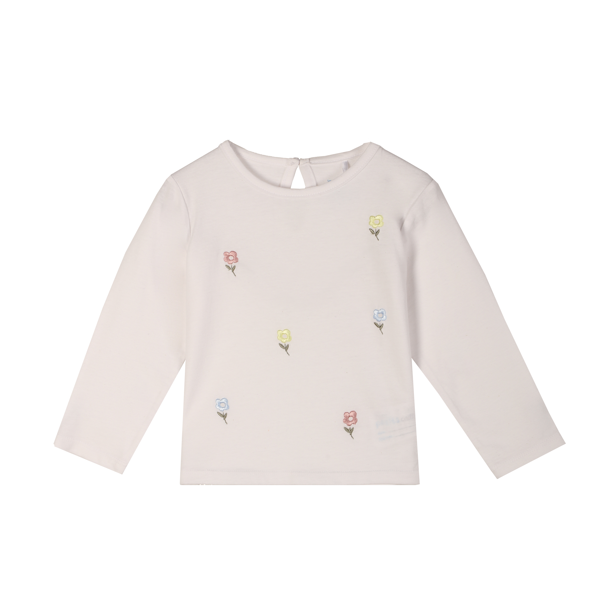 Tee shirt manche longue pour bébé - Blanc