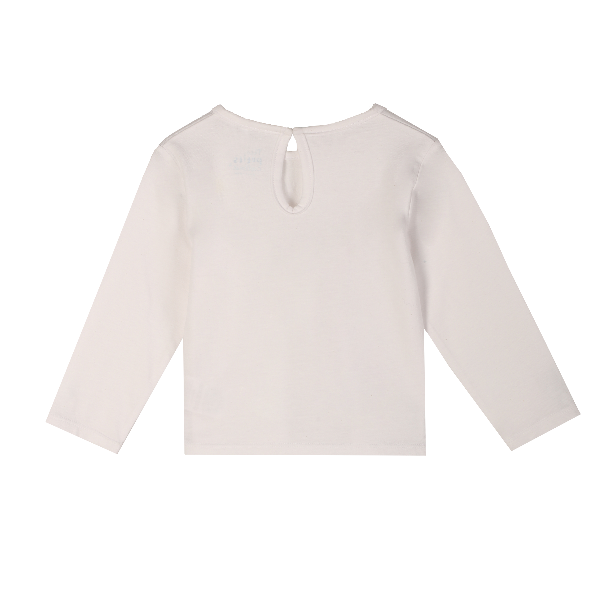 Tee shirt manche longue pour bébé - Blanc