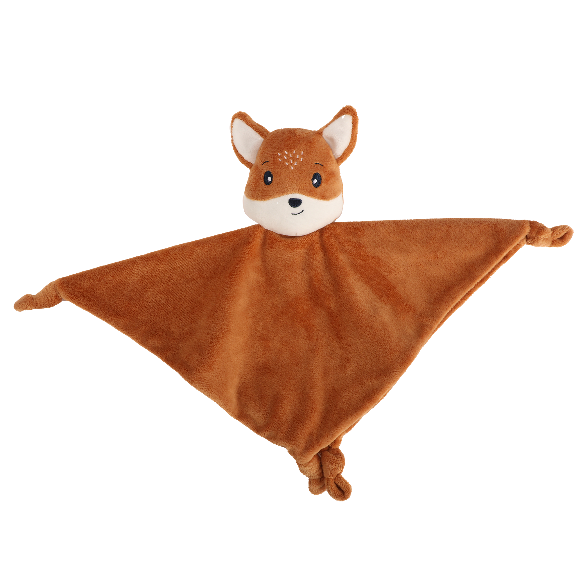 Doudou mouchoir bébé - Marron