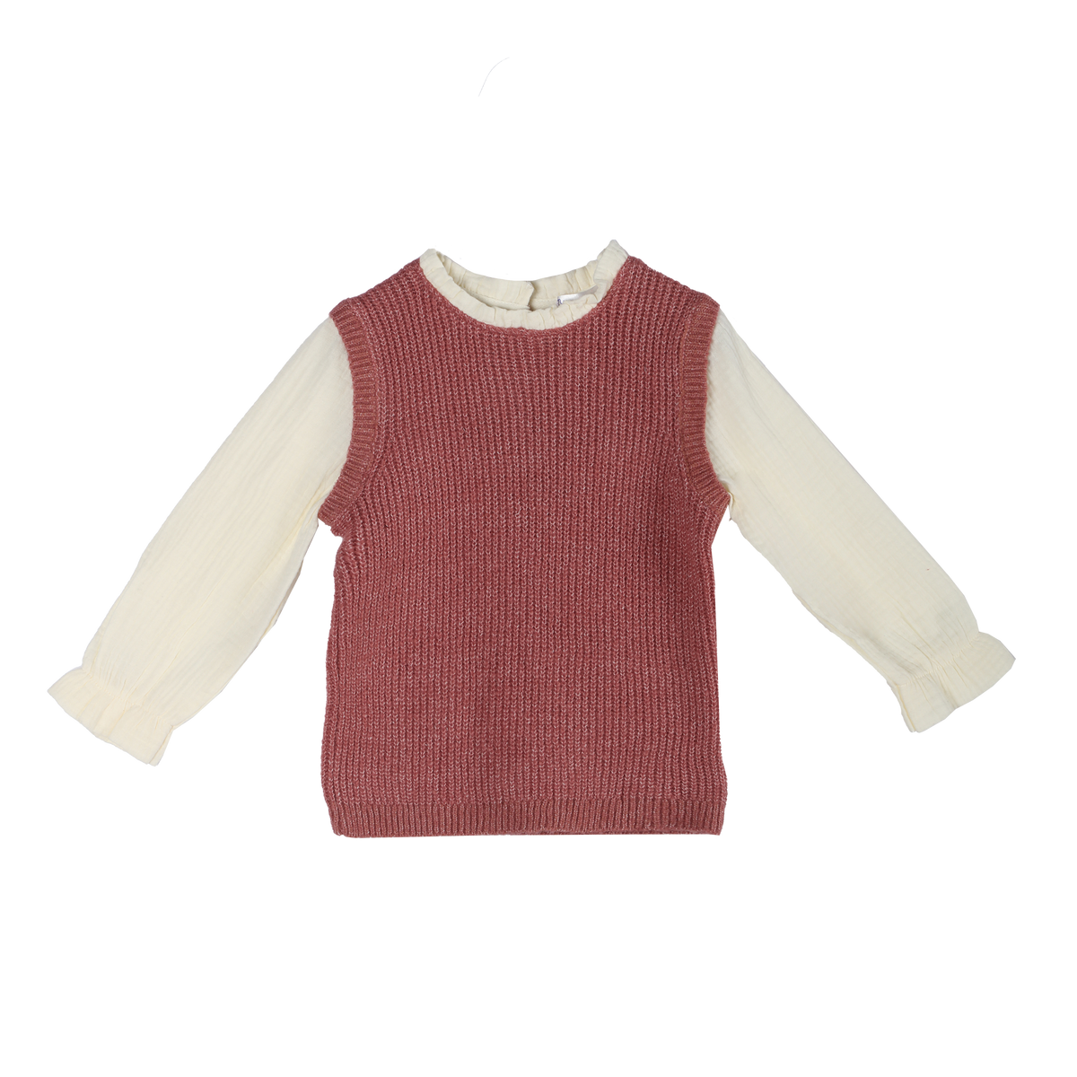 Pull bébé fille Mes Petits Cailloux – 3 à 36 mois - Rose