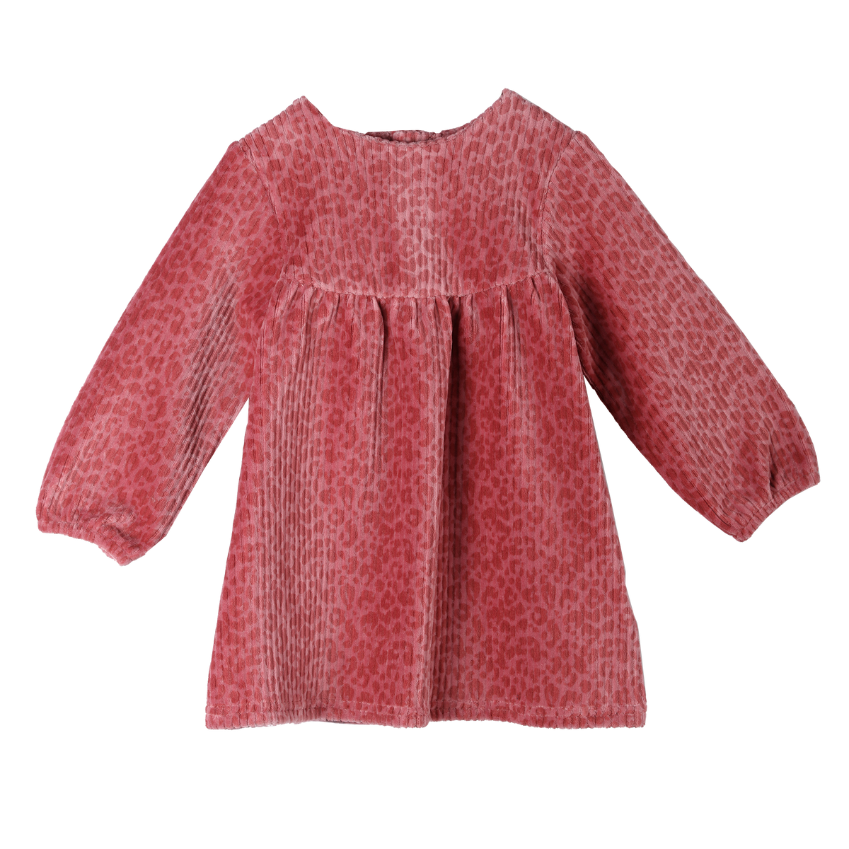 Robe bébé fille Mes Petits Cailloux, motif léopard ou cœur – 3 à 36 mois - Rose