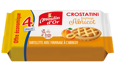 4 tartelettes à l'abricot