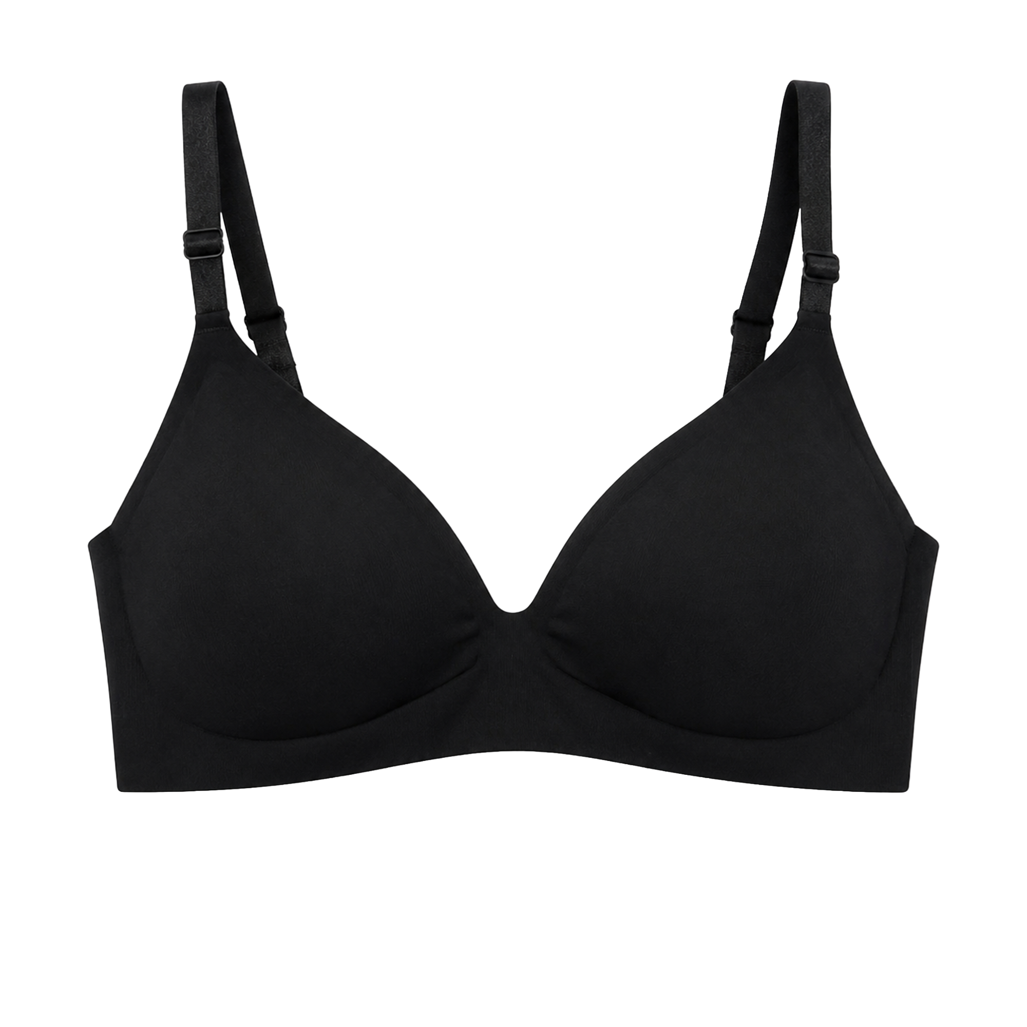 Soutien-gorge en microfibre à coque noir