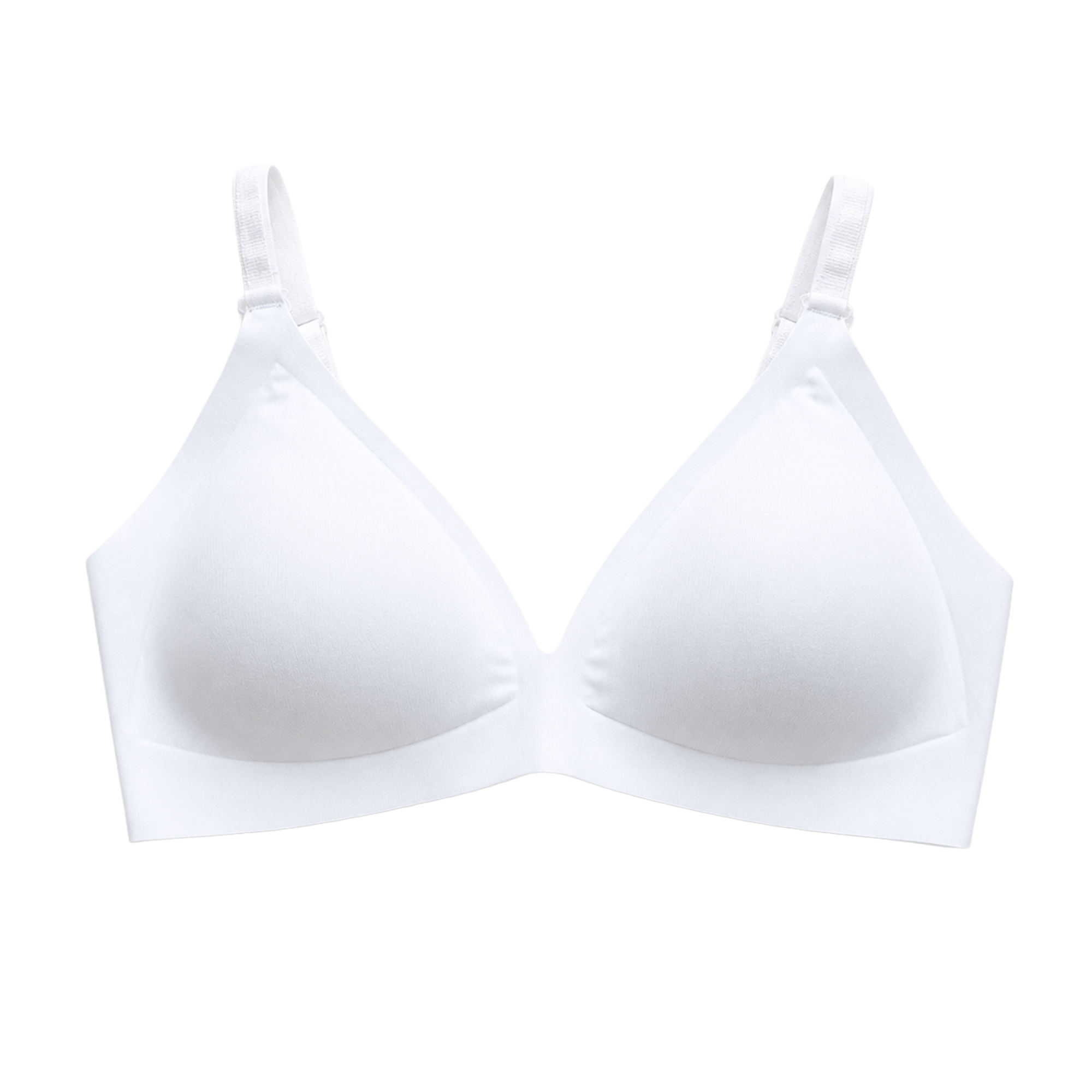 Soutien-gorge en microfibre à coque blanc