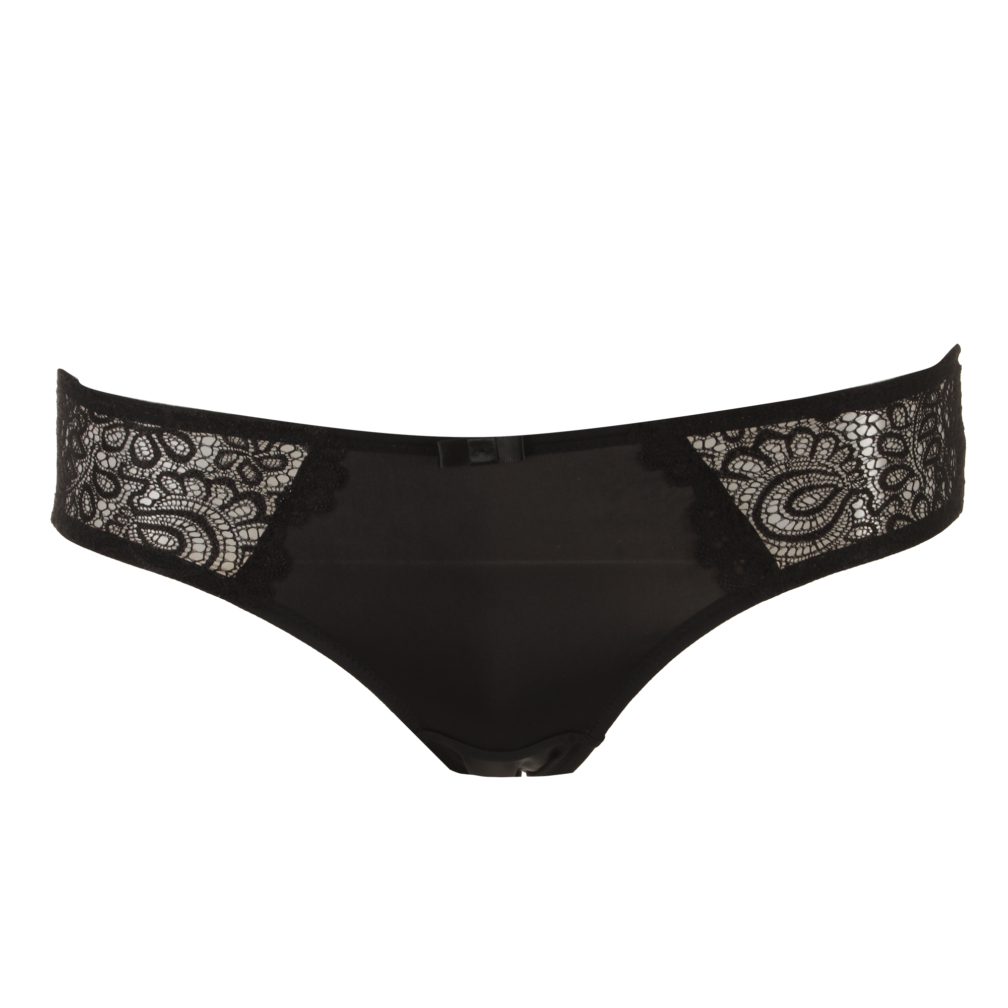 Slip en dentelle noir - Noir