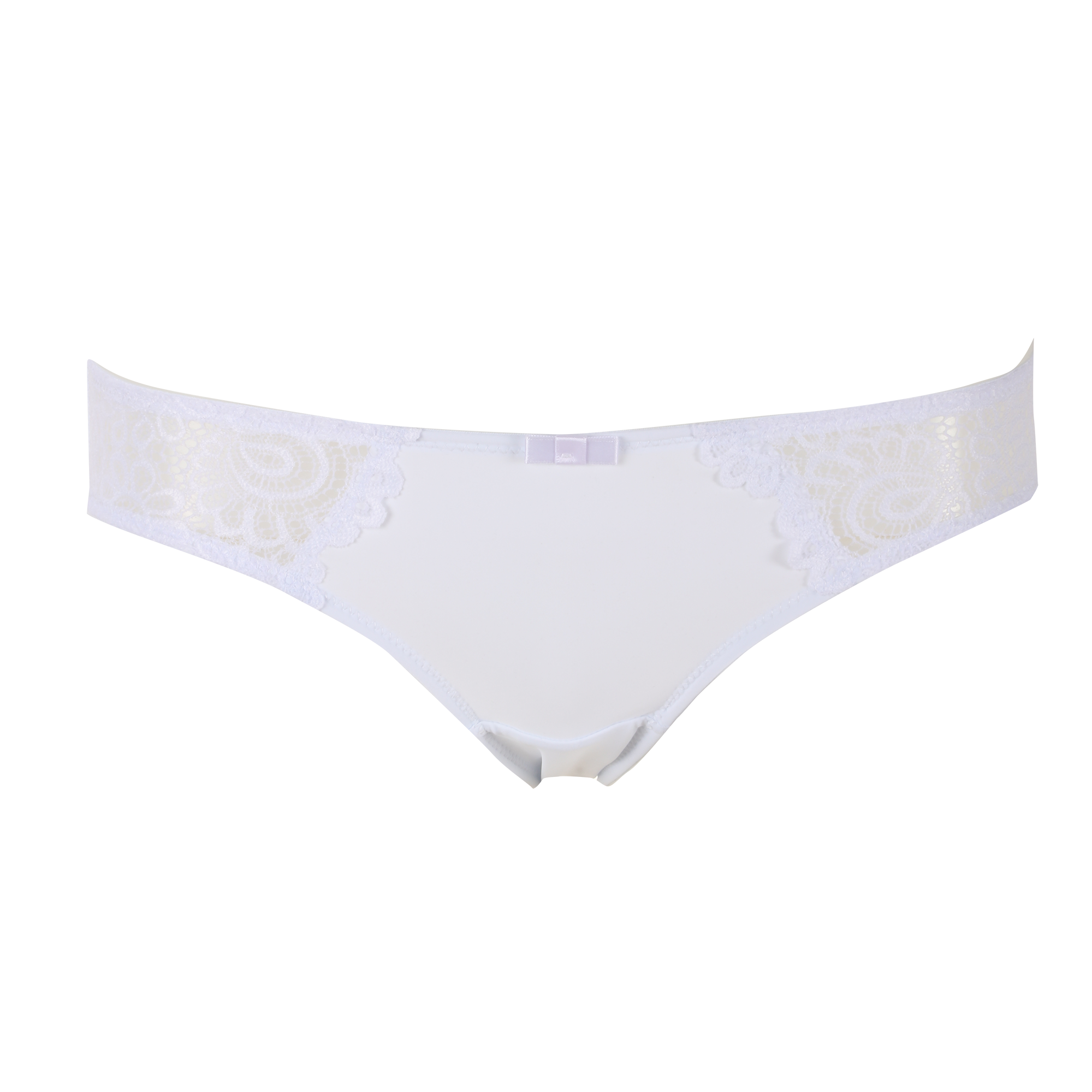 Slip en dentelle blanc - Blanc