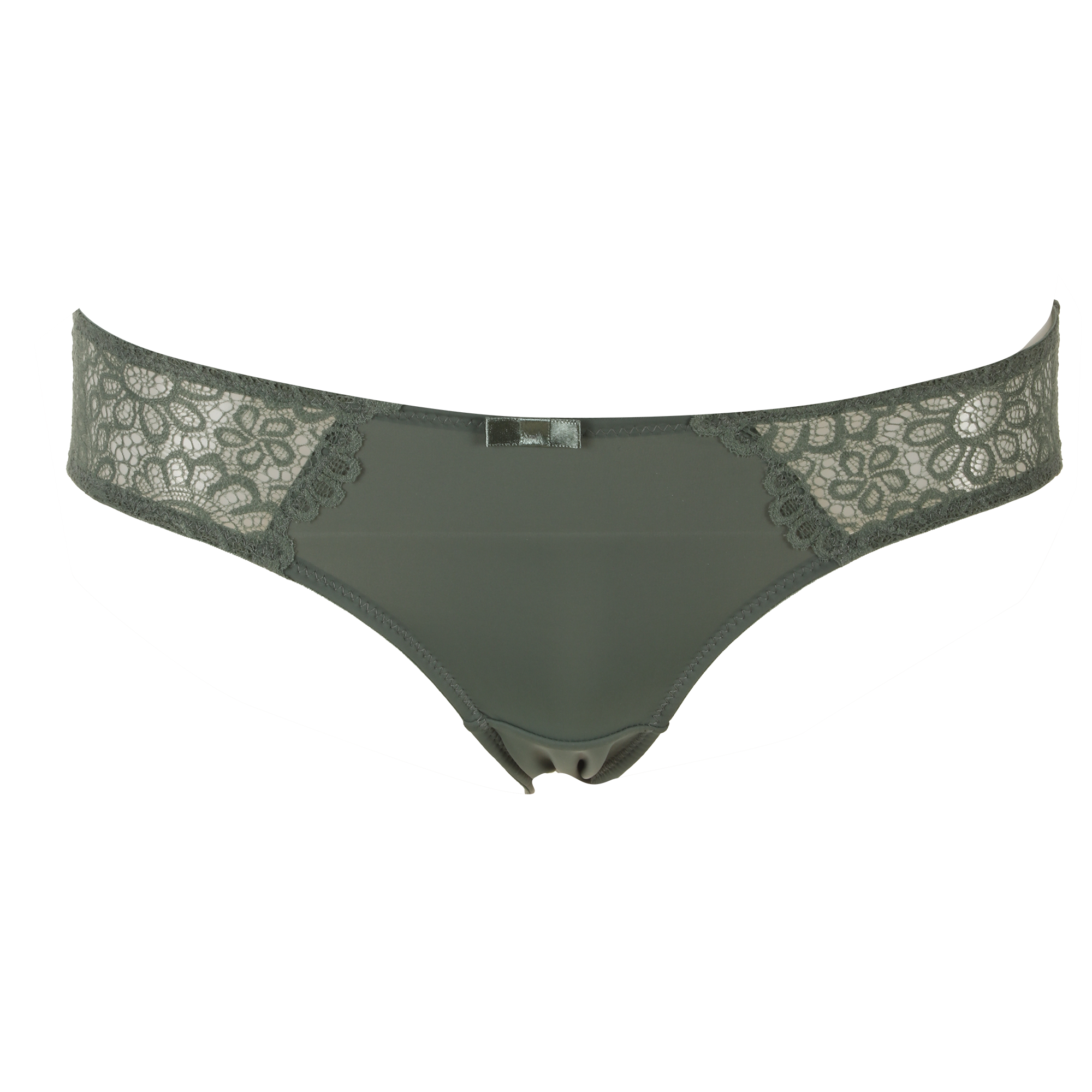 Slip en dentelle vert - Vert